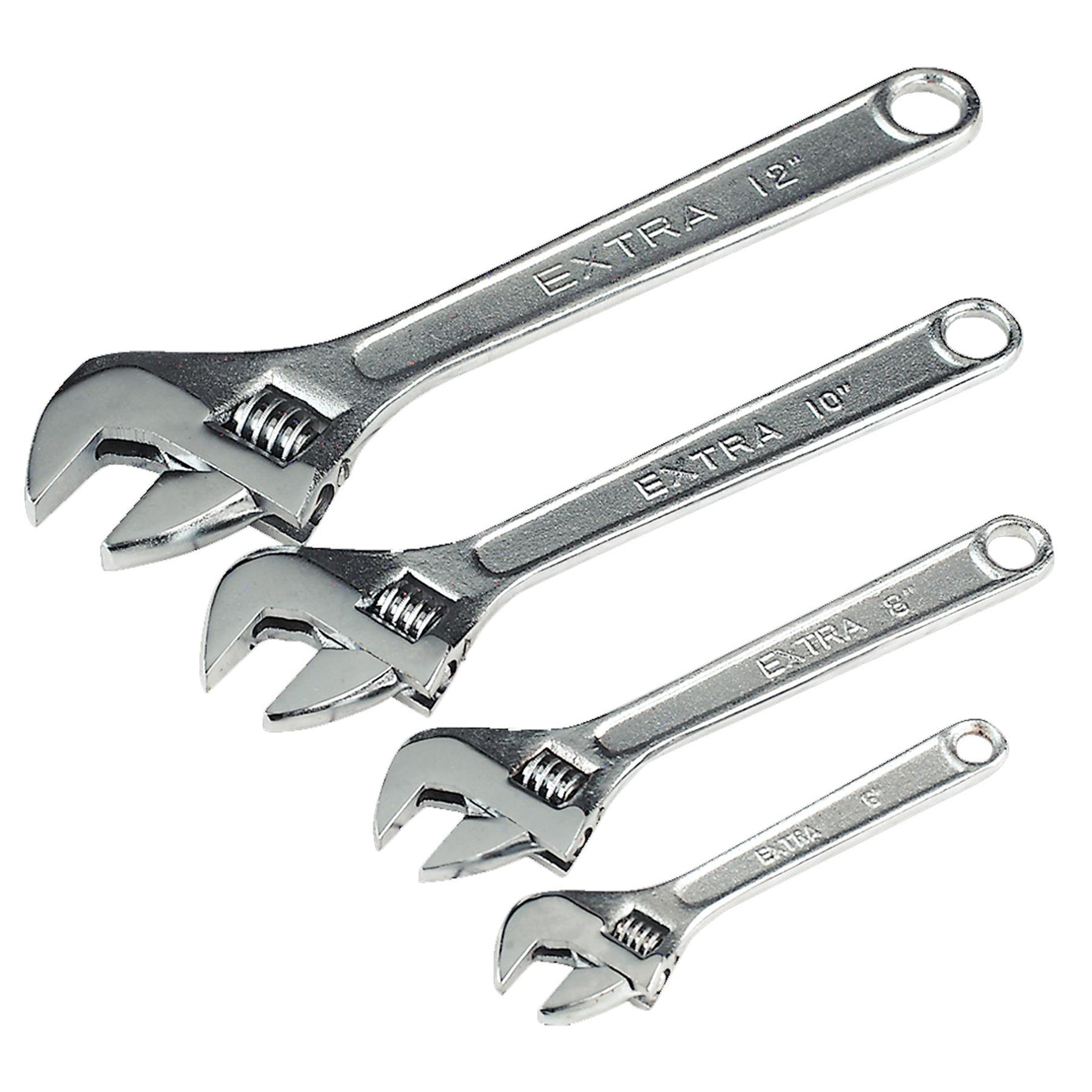 Sealey Adjustable Wrench Set 4pc 150, 200, 250 & 300mm