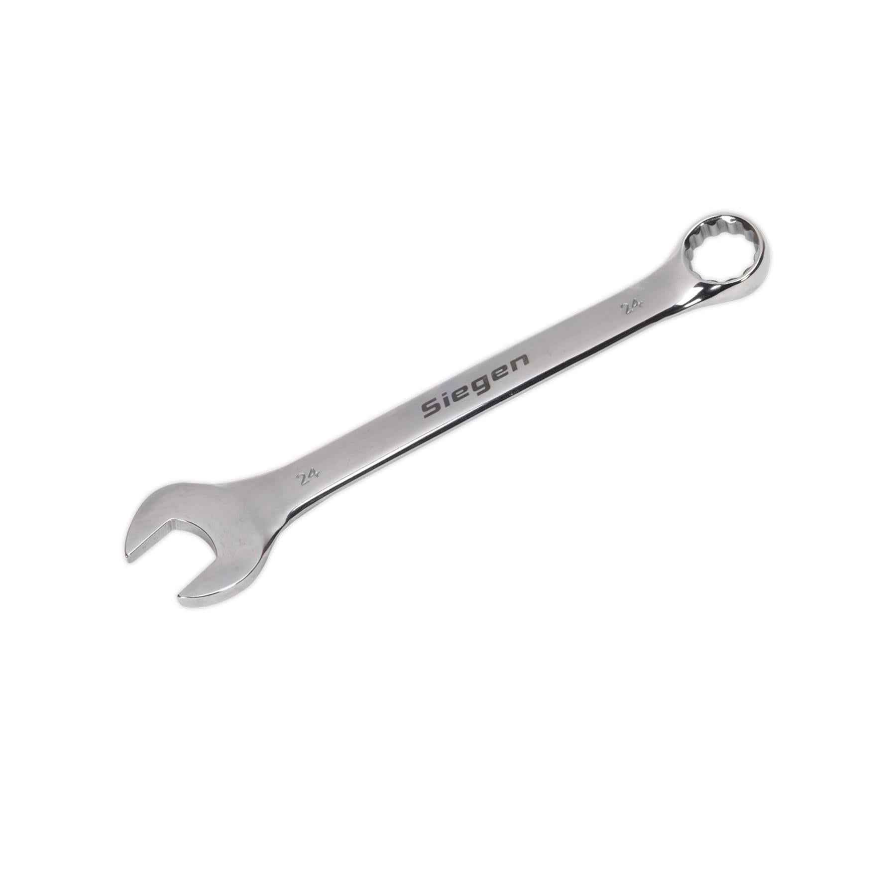 Combination Spanner 24mm. Manufactured from Chrome Sealey
