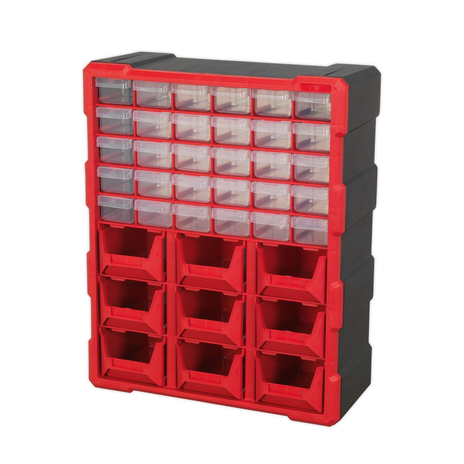 Sealey Cabinet Box 39 Drawer - Red/Black