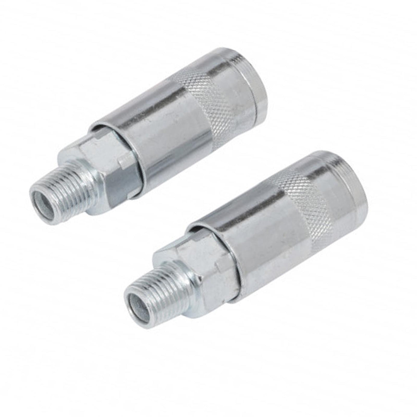 BlueSpot 2Pc Air Line Fittings Hose Compressor Coupler Connector 1/4" BSP Male