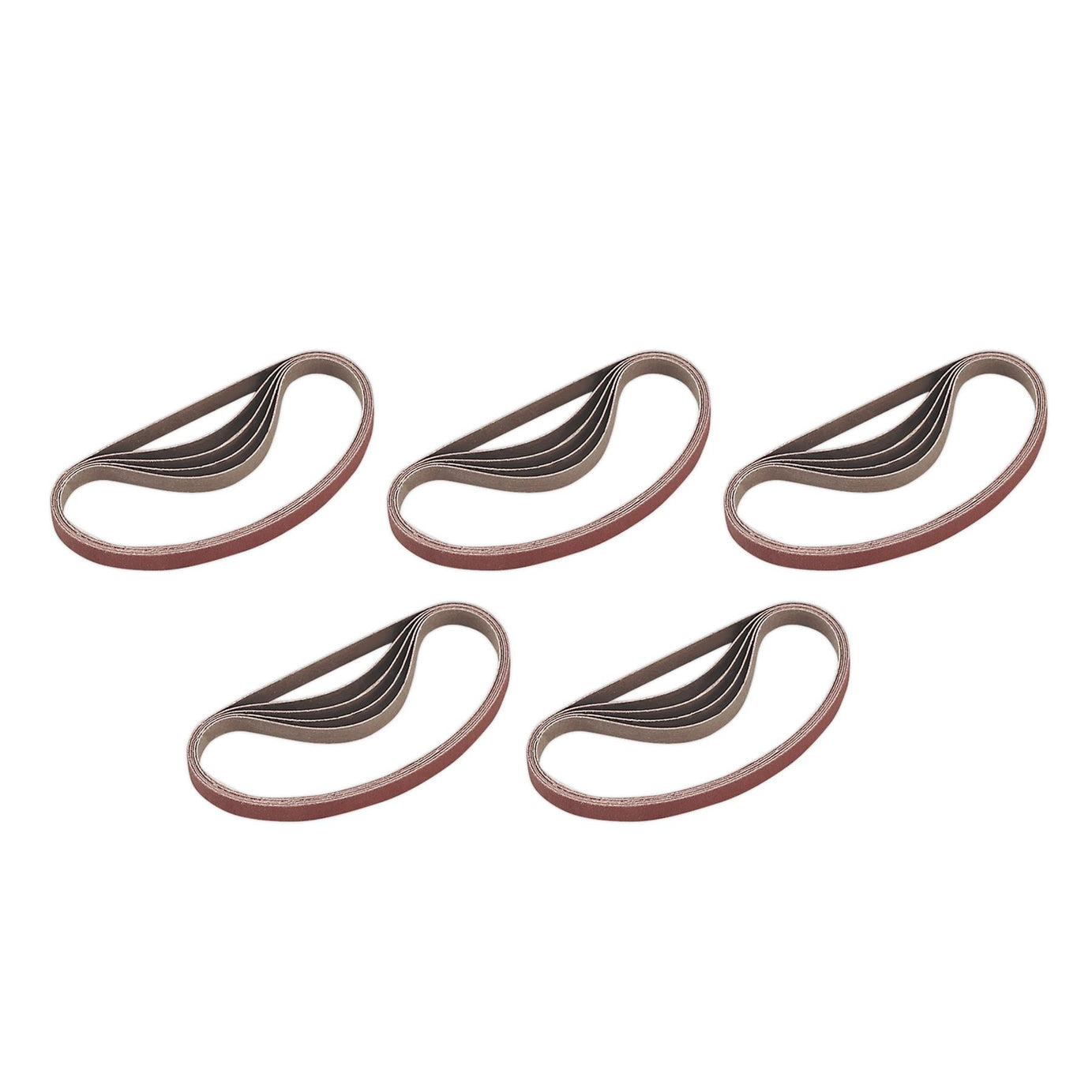 Sealey Sanding Belt 10 x 330mm 120Grit Pack of 5