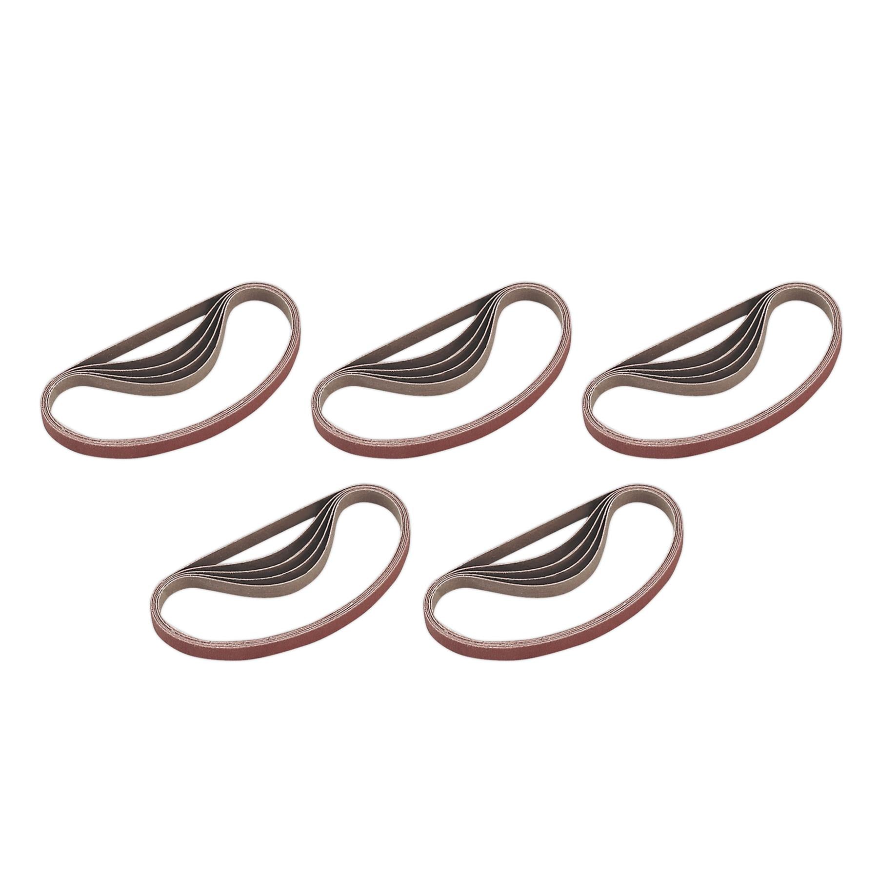 Sealey Sanding Belt 10 x 330mm 120Grit Pack of 5