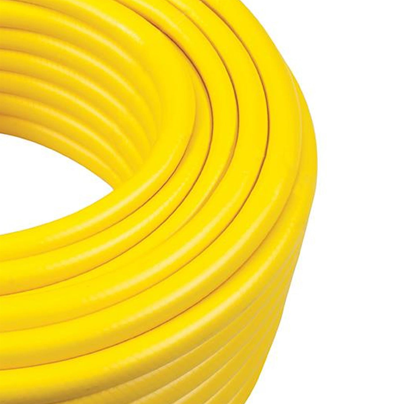 Reinforced Yellow Braided Flexible PVC Hose Pipe 30m for Water Air Oil Gases