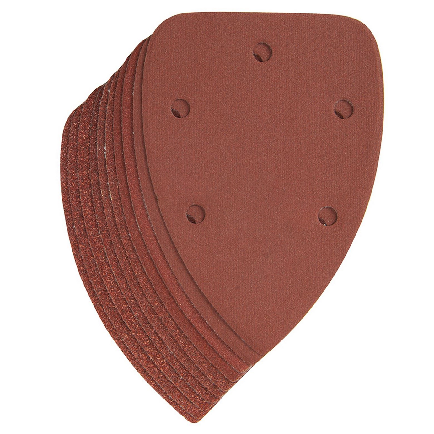 10x MIXED PACK DETAIL SANDER SHEETS 140mm 60/80/120/240 Grit Sandpaper