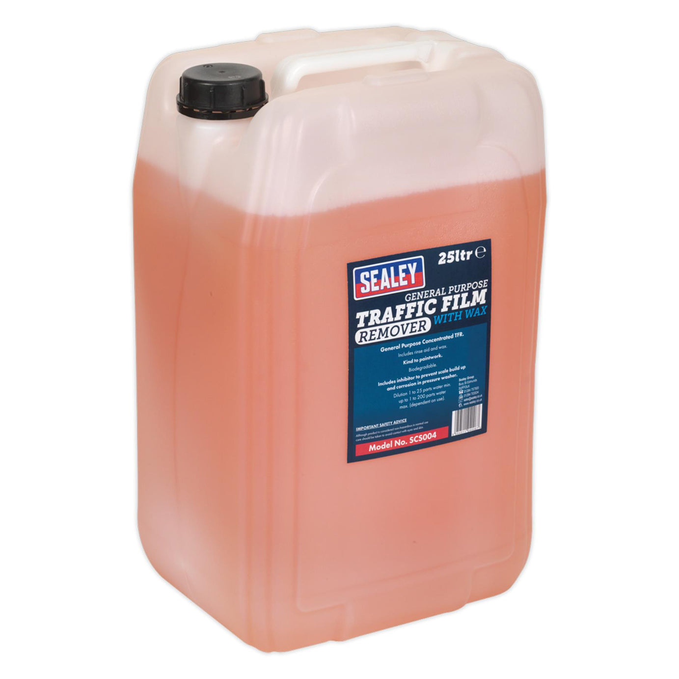 Sealey TFR Detergent with Wax Concentrated 25L