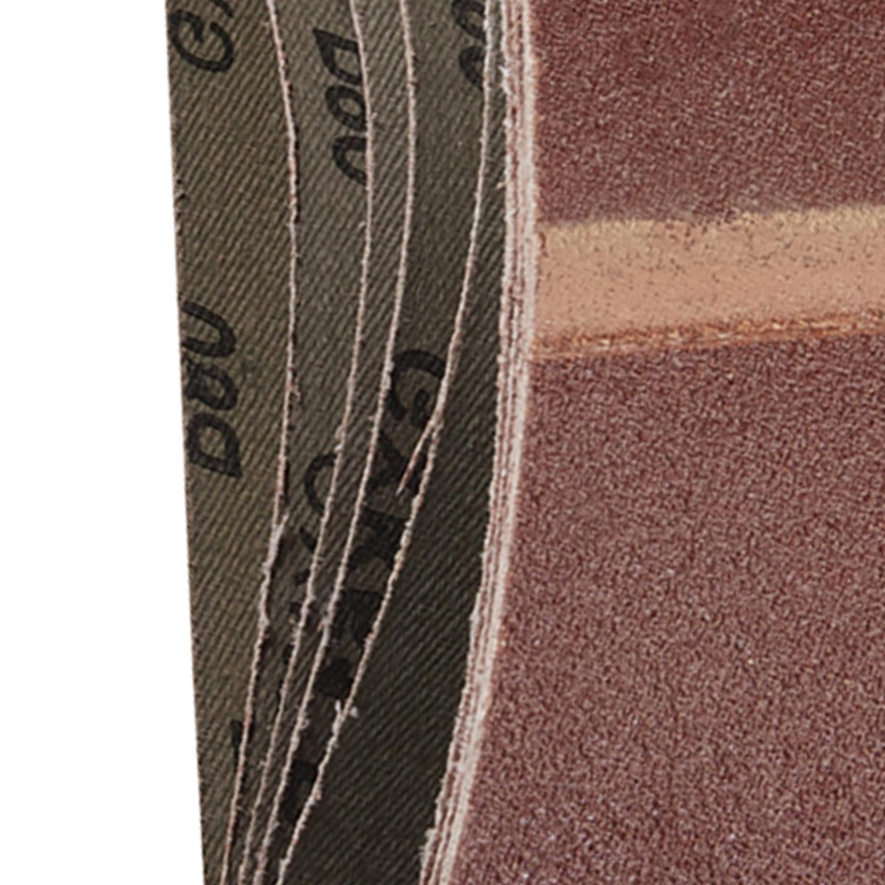 High-Quality Sanding Belts 65 x 410mm 5pk 120 Grit Sanding Wood Metal Paint Sanders New