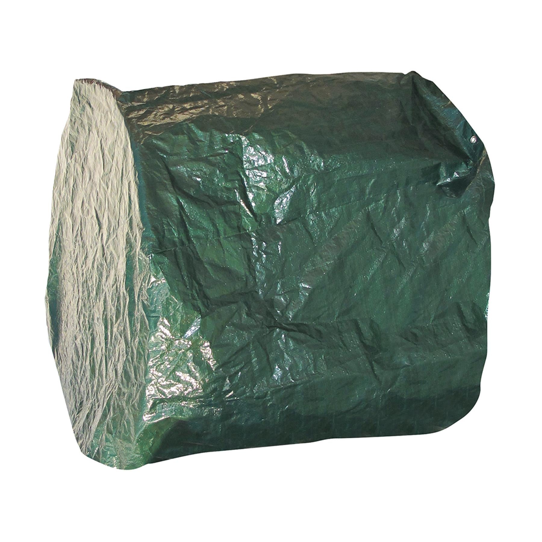 Round Table Cover - 1250 X 810mm Waterproof 100G/M2 Durable Green Polyethylene