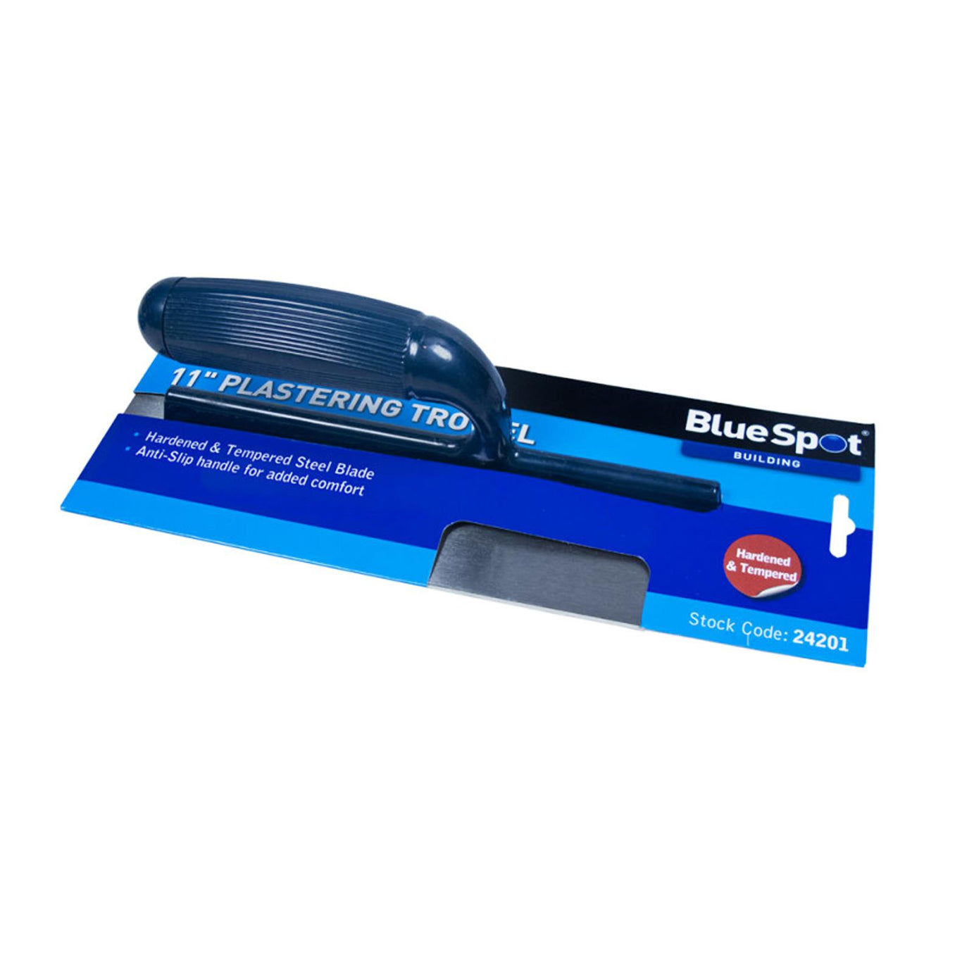 BlueSpot 11" Plastering Trowel Heat Treated Blade And Shaped Plastic Handle 280