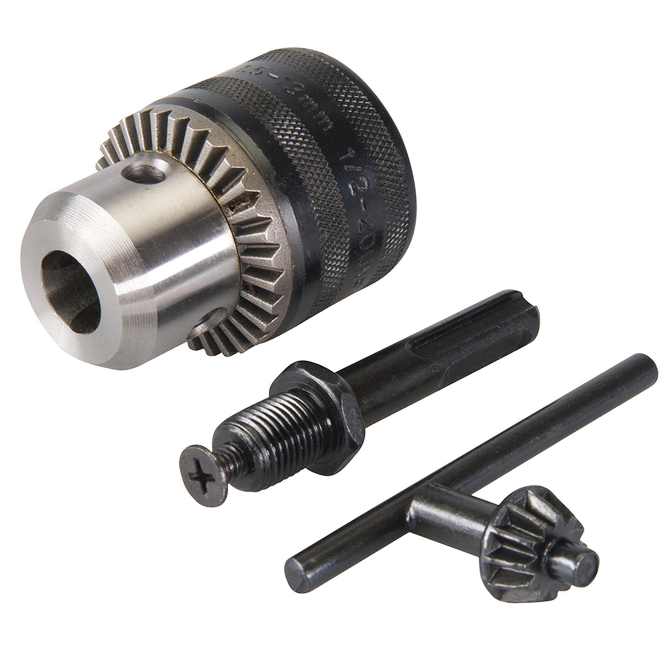 13mm 1/2" UNF Drill Chuck With SDS Shaft Adaptor and Chuck Key