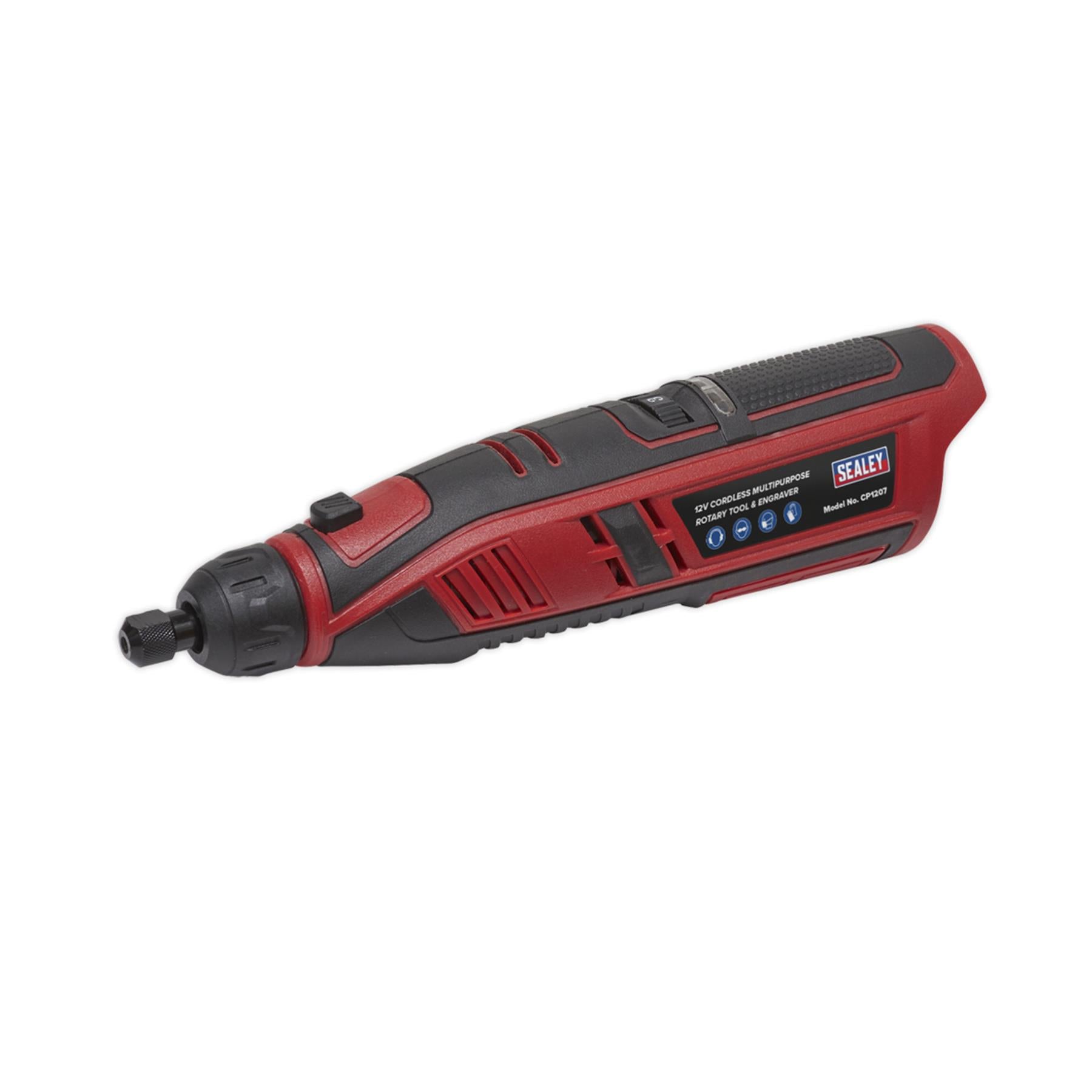 Sealey Cordless Multipurpose Rotary Tool & Engraver Kit 49pc 12V Li