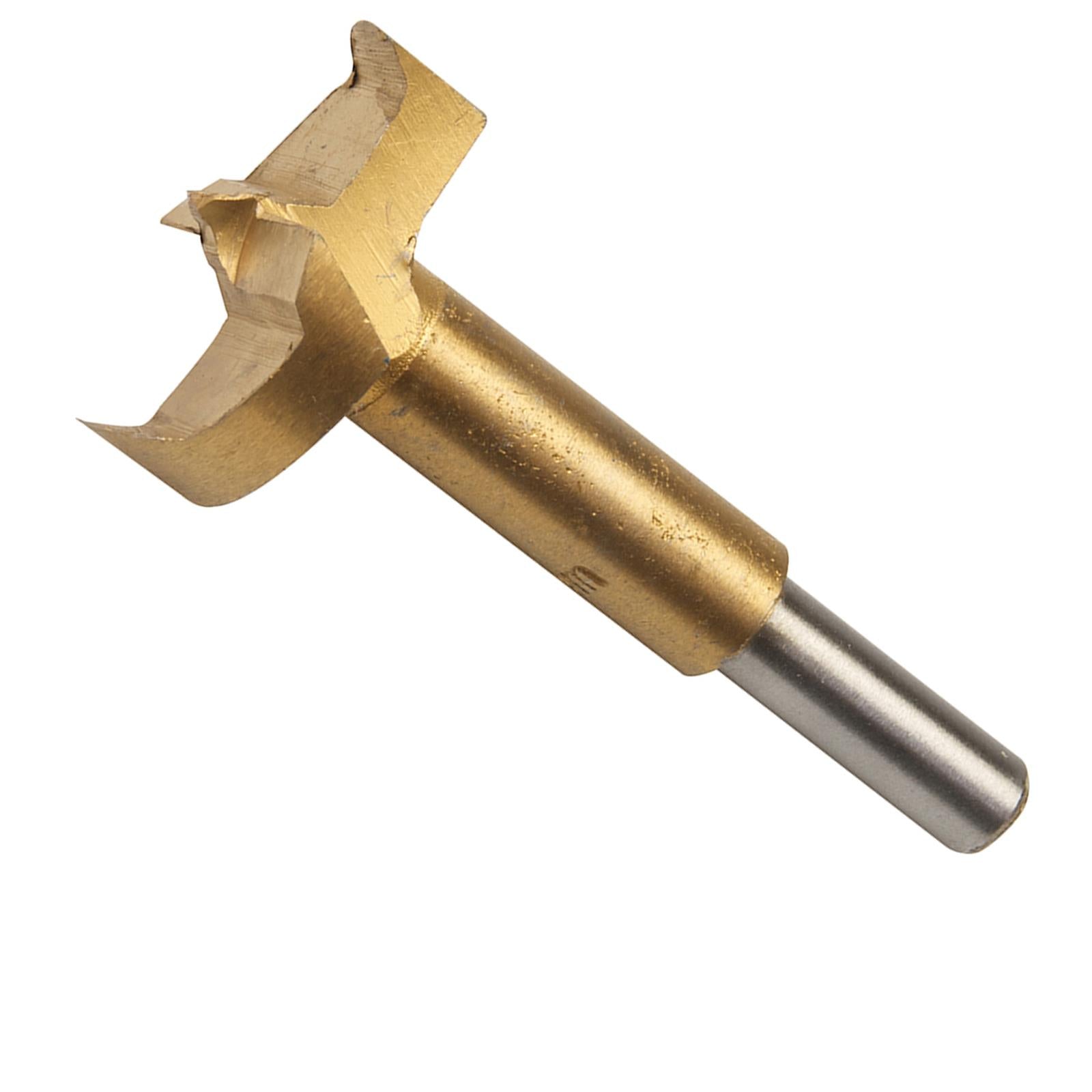 Forstner Drill Bits Hinge Cutter Borning Hole Titanium Coated Drillng Wood 40mm