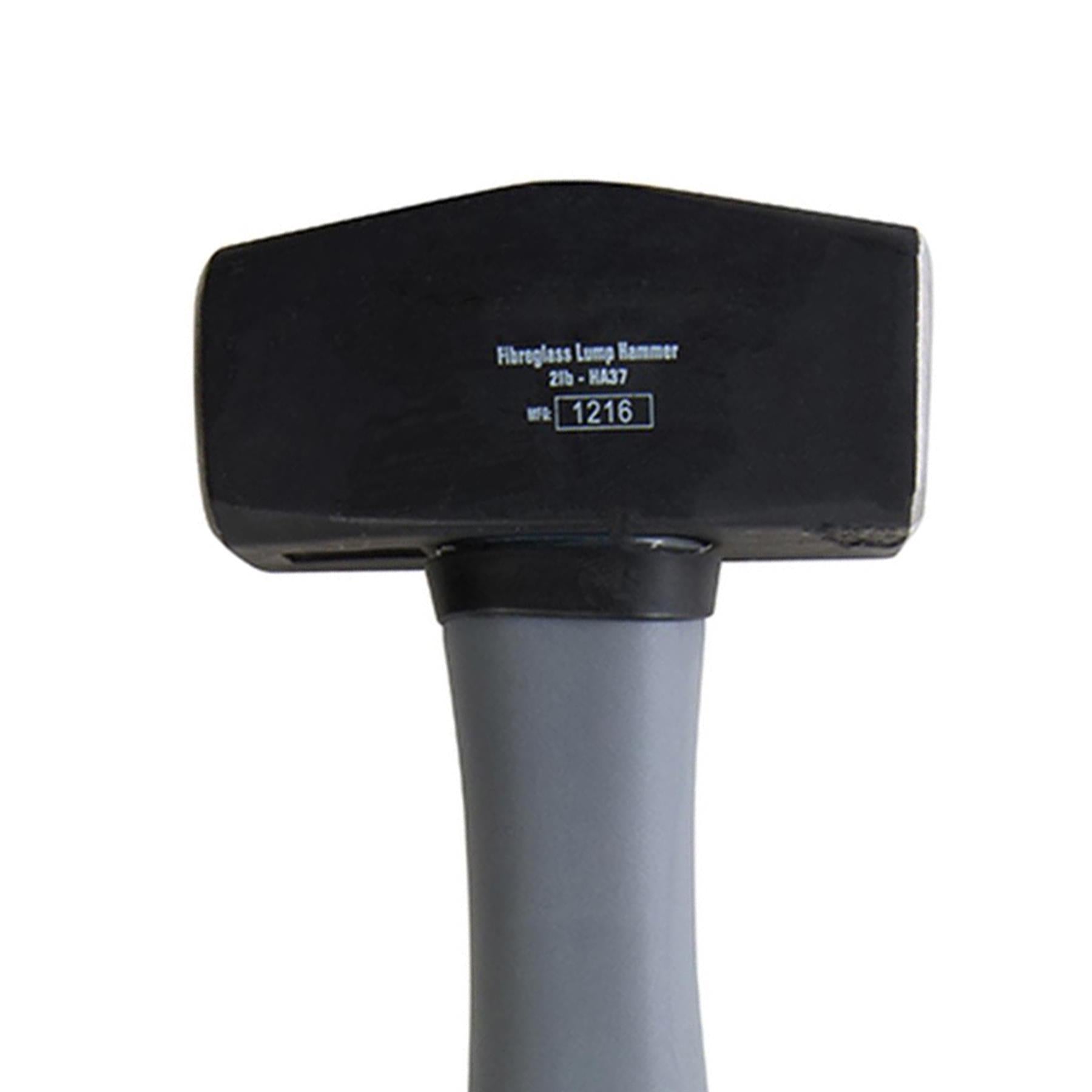 Fibreglass Lump Hammer 2Lb (0.91Kg) Steel Mallet High Grip Demoliton Building