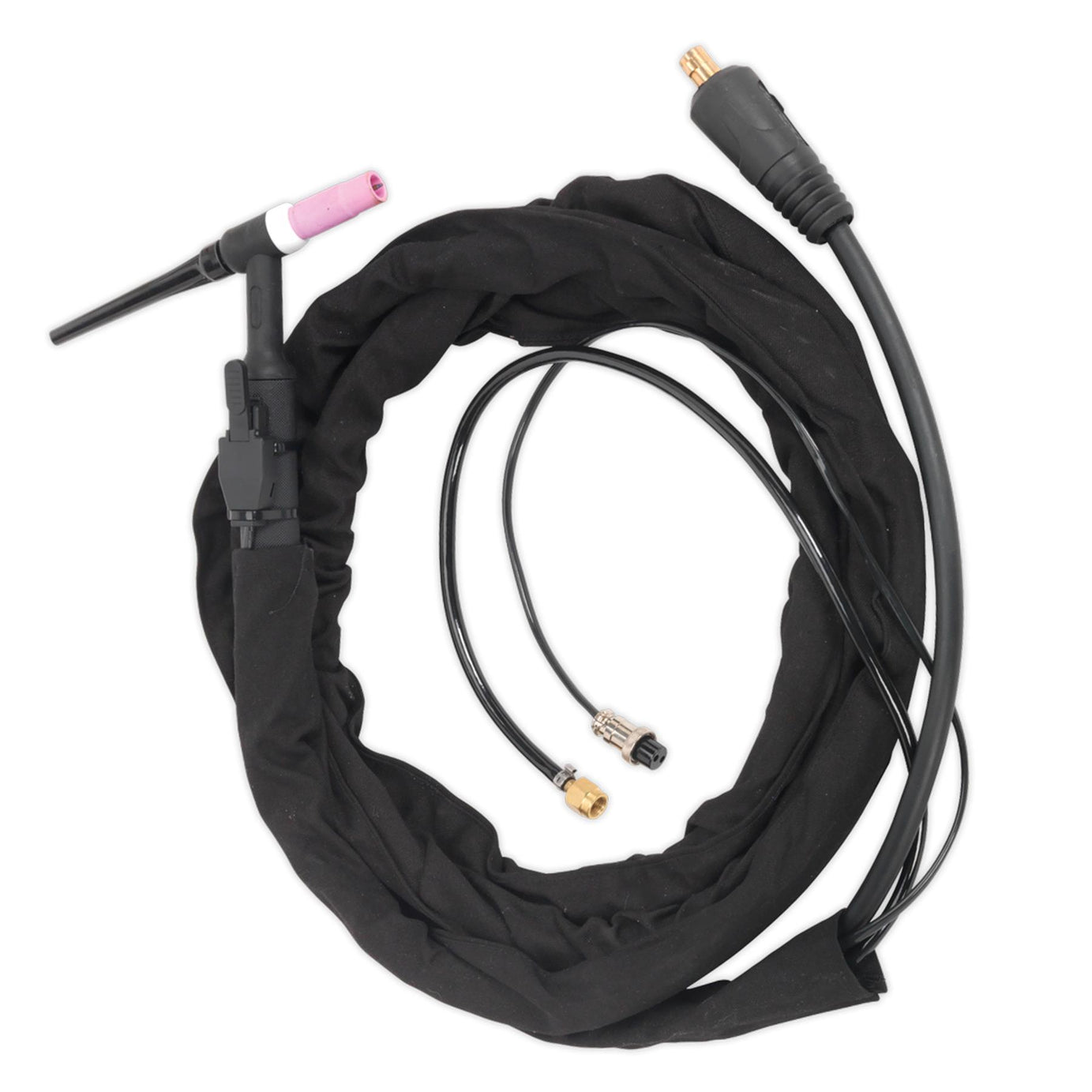 Inverter TIG Welding Torch 16mm² with Push-ButtonInverter TIG Welding Torch 16mm with Push Button And 2-Pin Connector Sealey