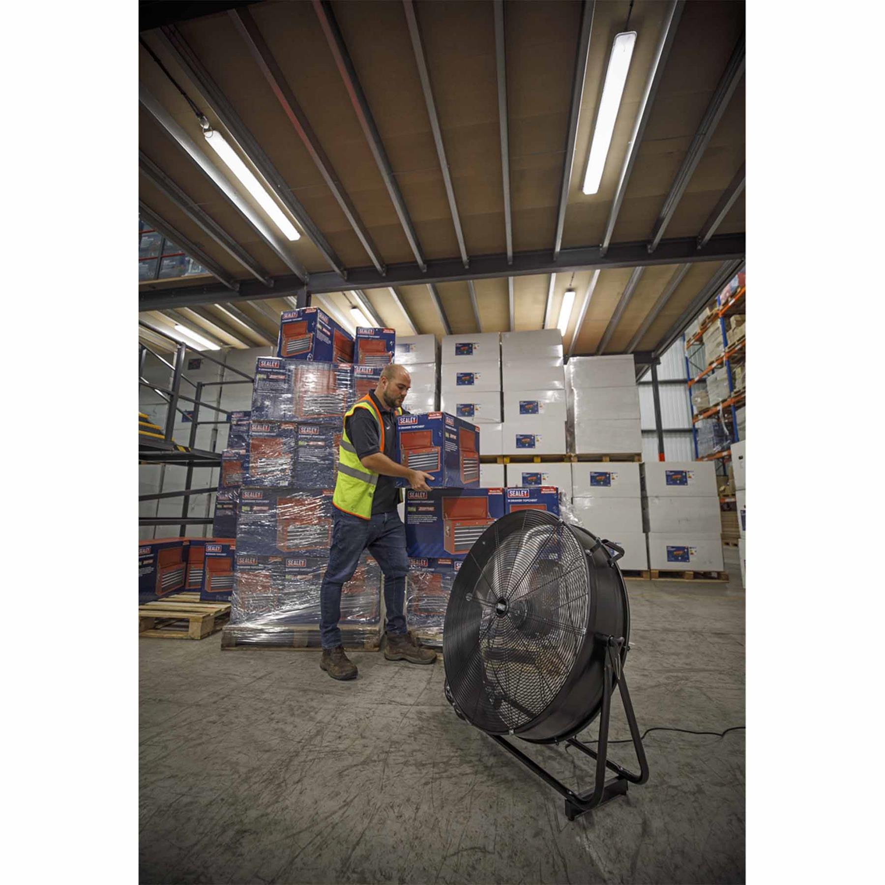 Sealey Industrial High Velocity Drum Fan 30" 230V