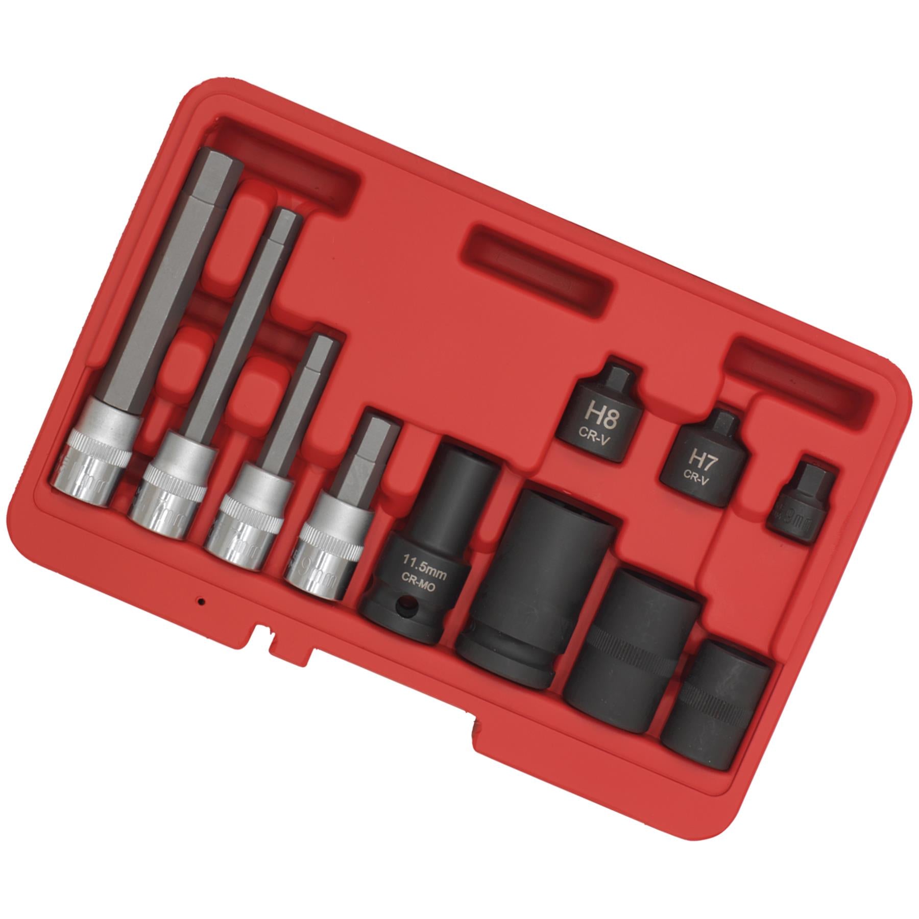 Sealey Brake Caliper Socket Set 11pc