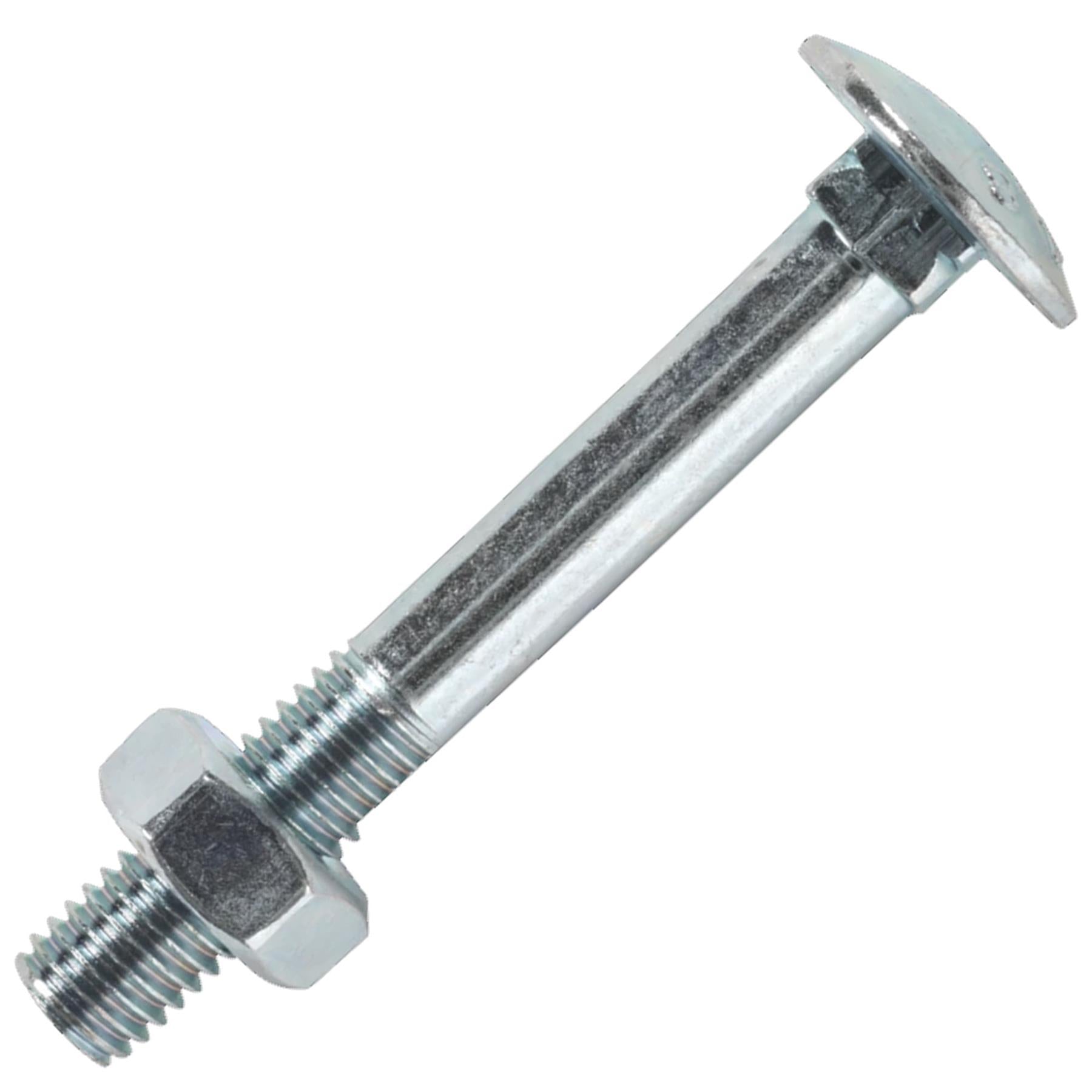 Sealey M10 Zinc Coach Bolt & Din 603-M10 x 75mm Pack Of 50
