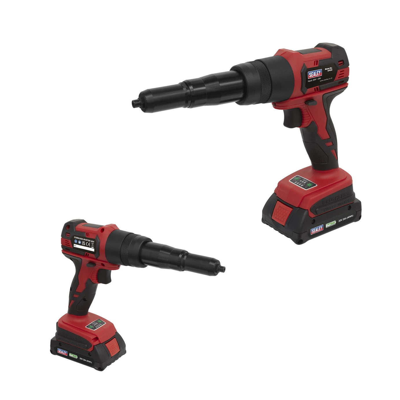 Sealey Cordless Riveter 20V 2Ah Lithium-ion Storage Case CP314