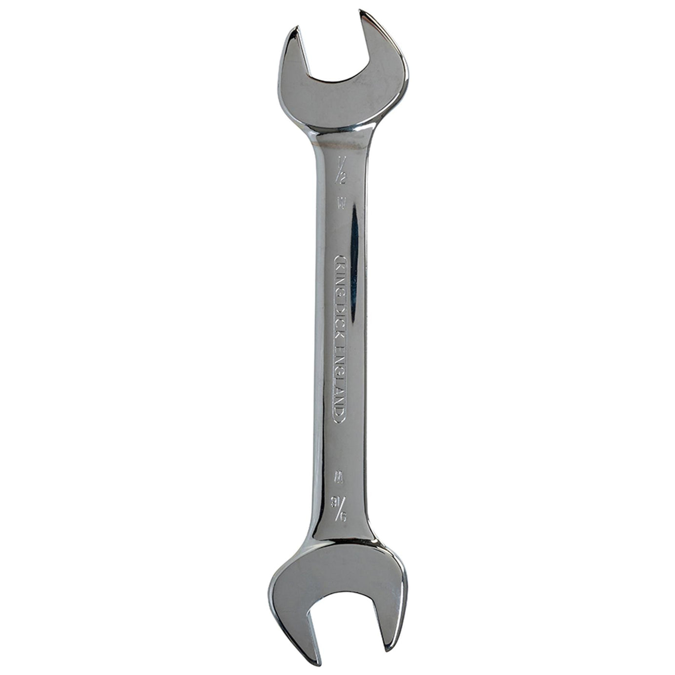 King Dick Open Ended 1/2" x 9/16" Whitworth Spanner Chrome Vanadium Steel Wrench