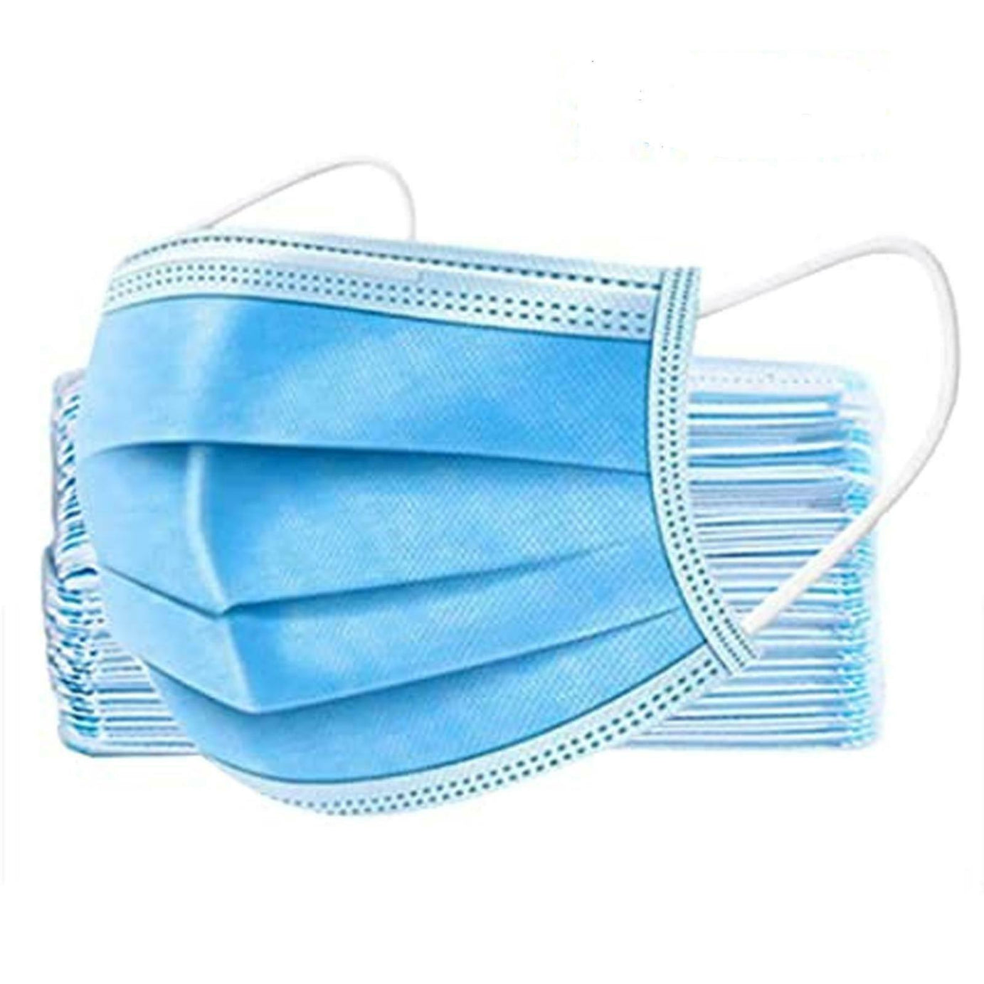 4 3-Ply Disposable Face Masks 