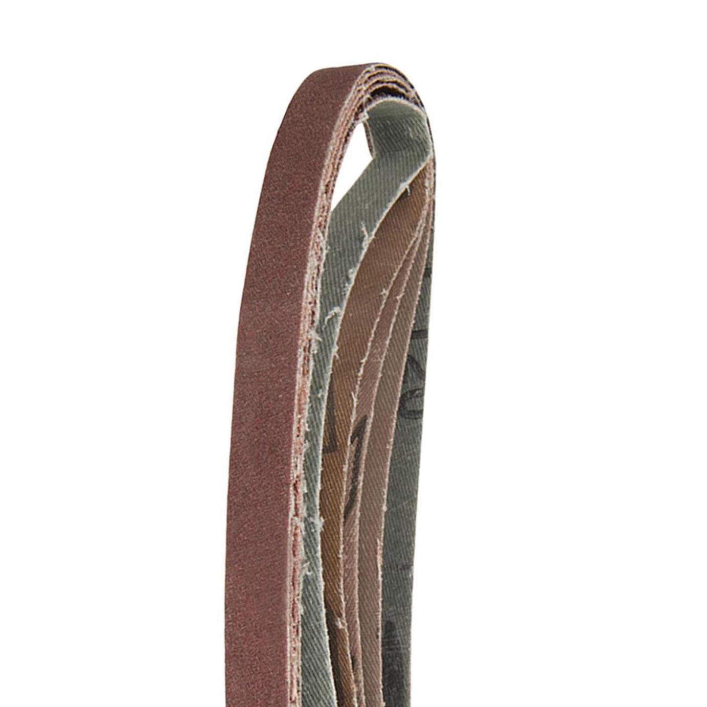 Sanding Belts 13 x 457mm 40 60 80x2 120G Mix Grits for use with Power Files 5Pk