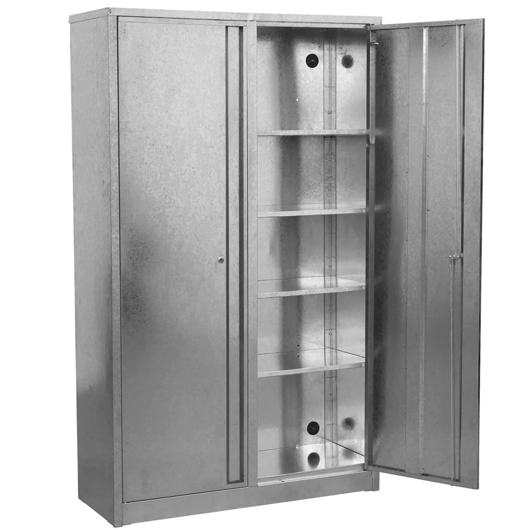 Sealey Galvanized Steel Floor Cabinet 4-Shelf Extra-Wide