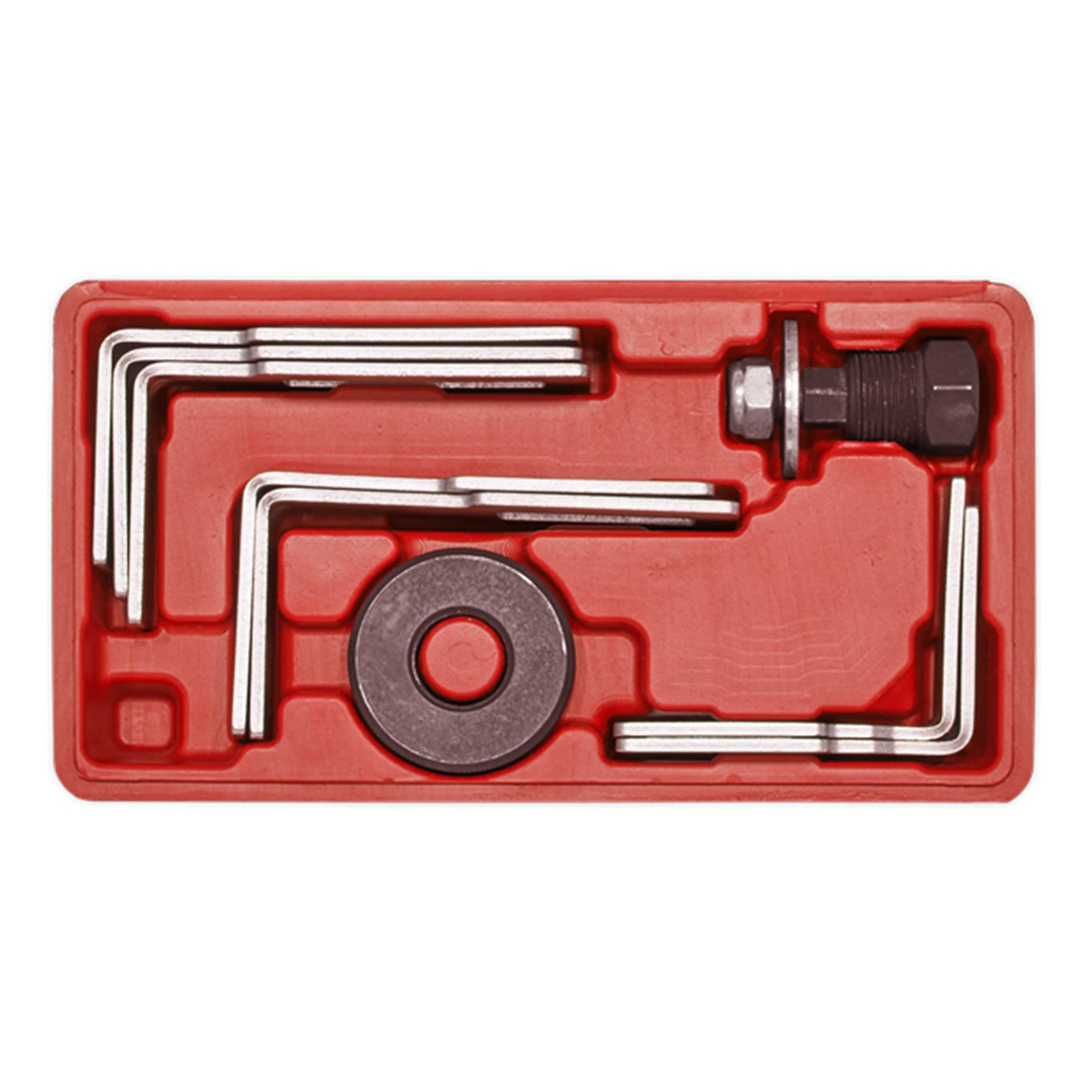 Sealey Fuel Tank Sender Spanner Set 9pc 24mm Hex Drive