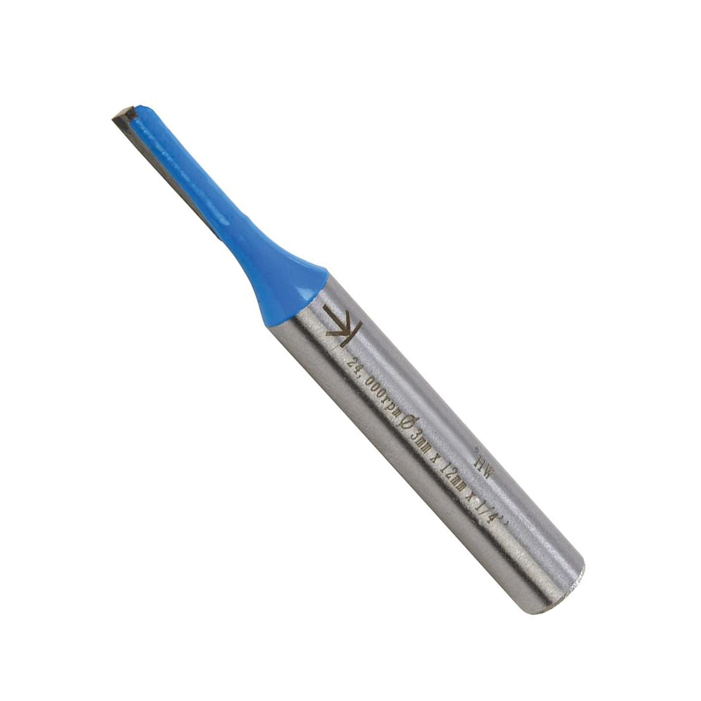 1/4" Shank Straight Metric