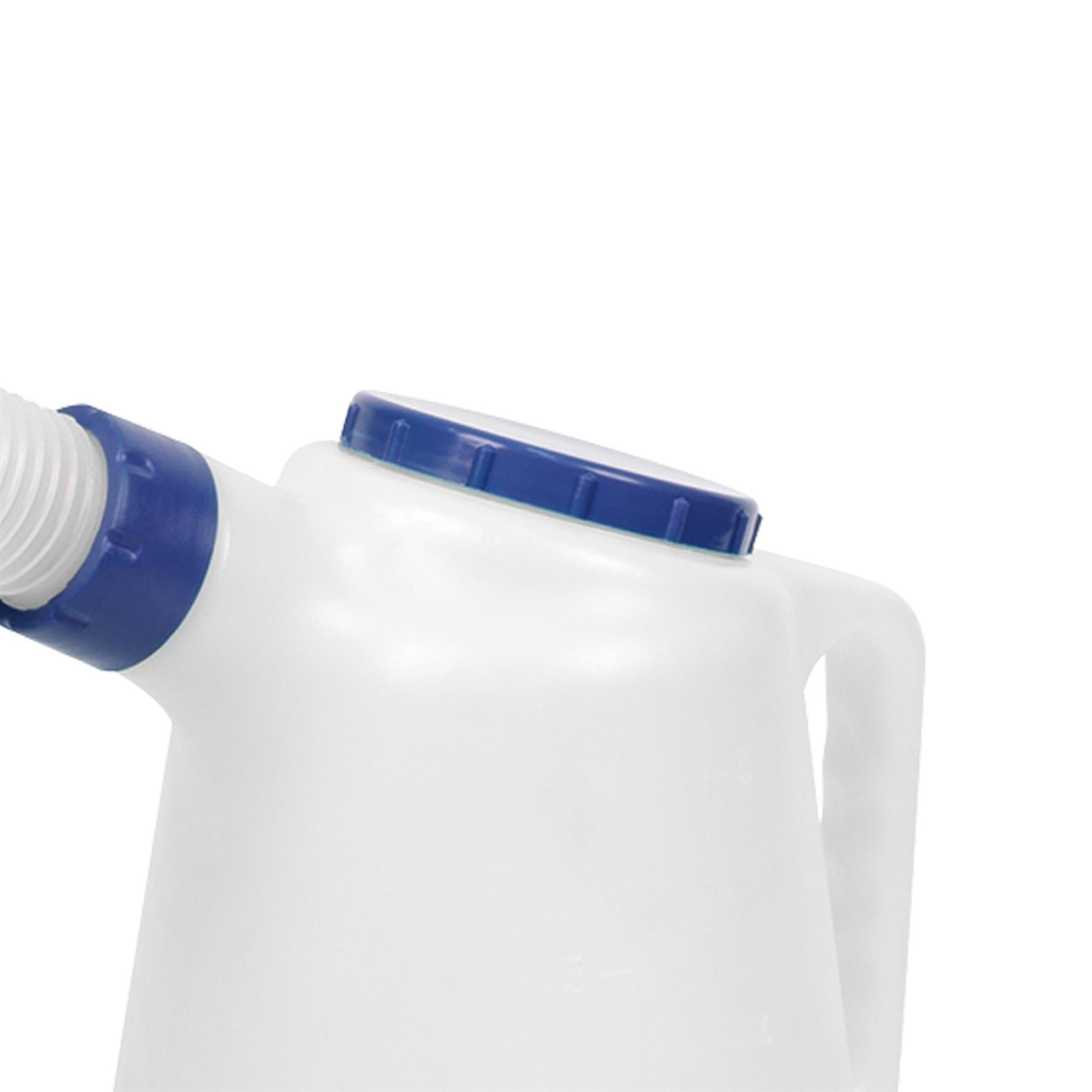 Sealey Oil Container with Blue Lid & Flexible Spout 5L