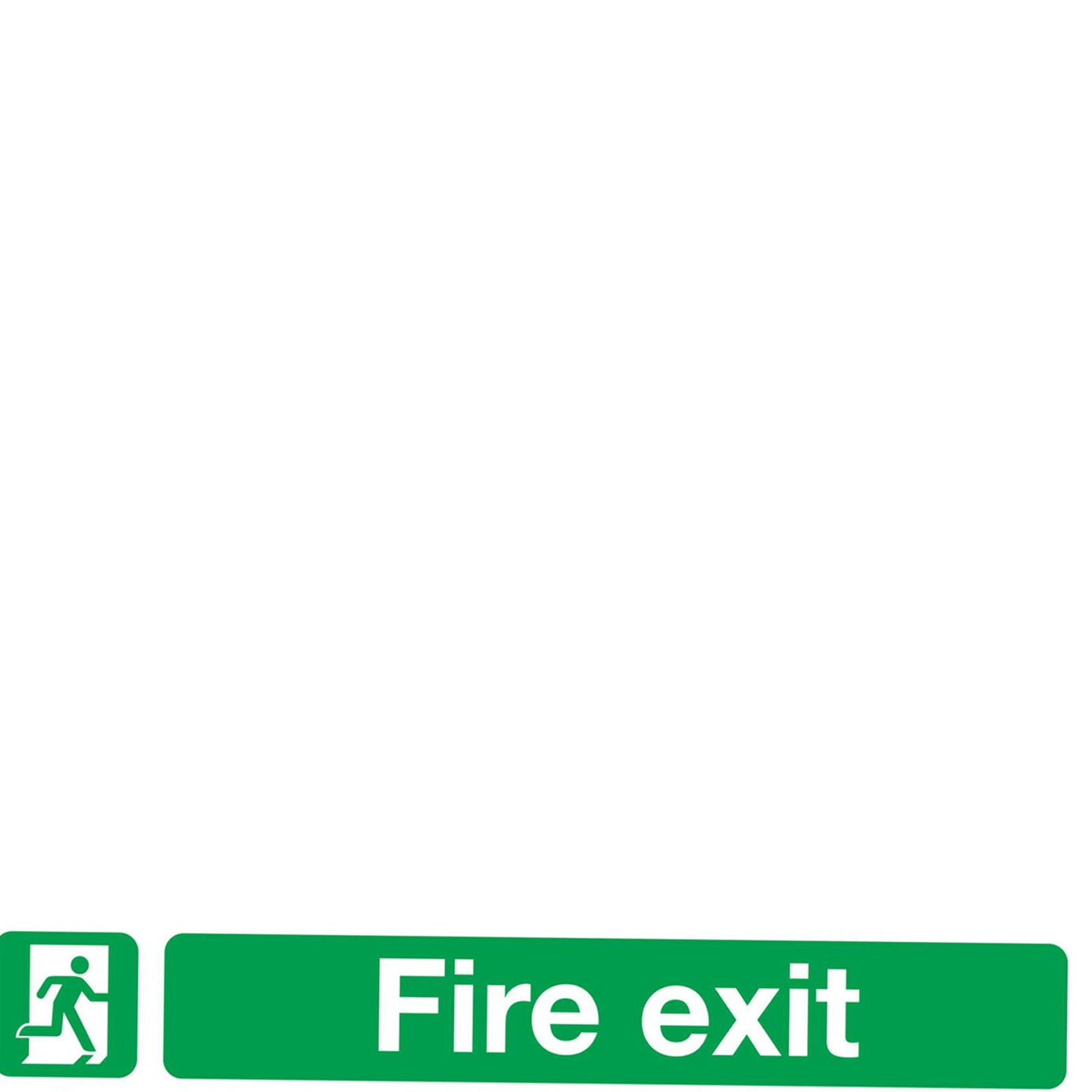 Safe Conditions Safety Sign - Fire Exit Keep Clear (Large) - Self-Adhesive Vinyl