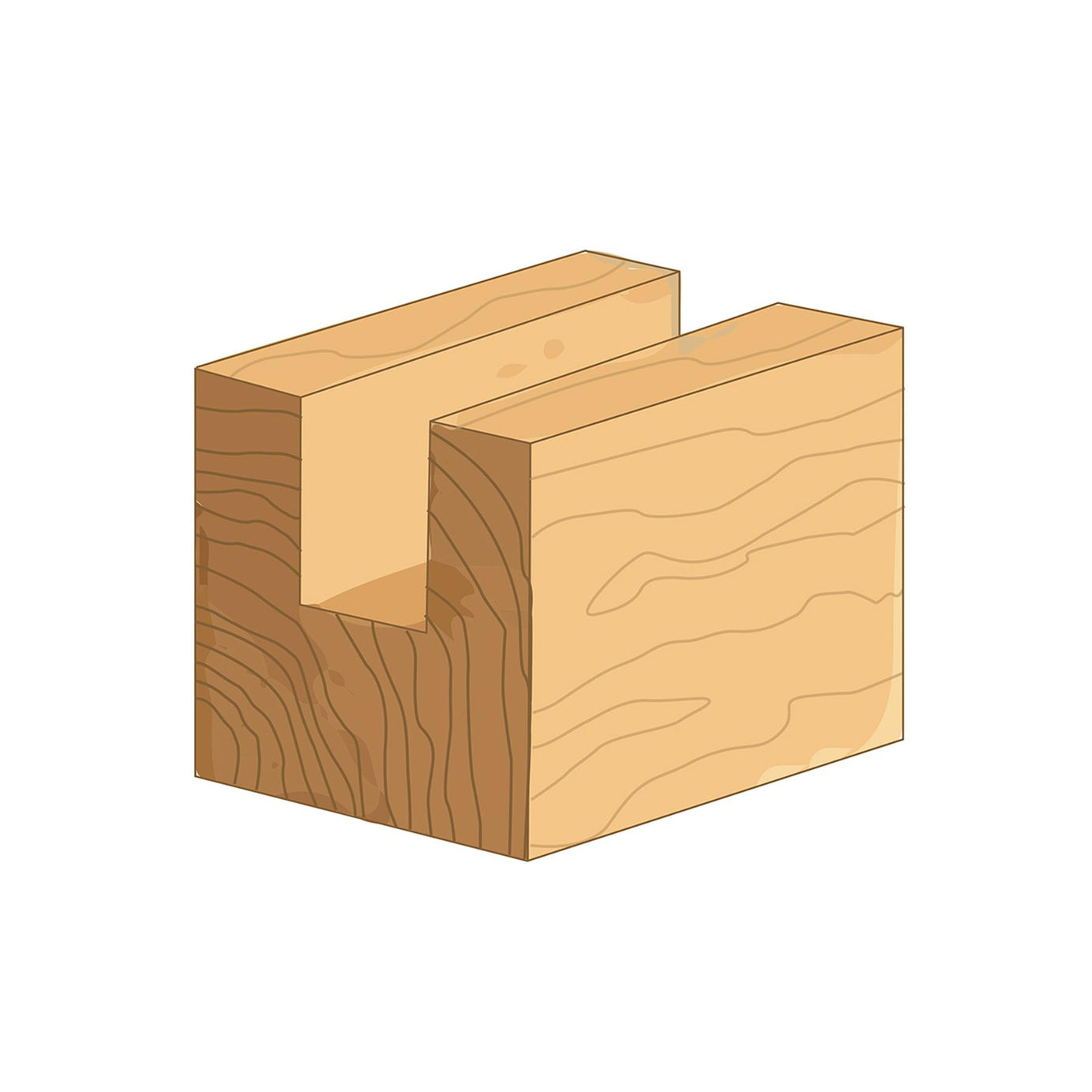 1/4" Shank Straight Imperial Cutter TCT Router Bits 1/2" Diameter x 1" Long DIY