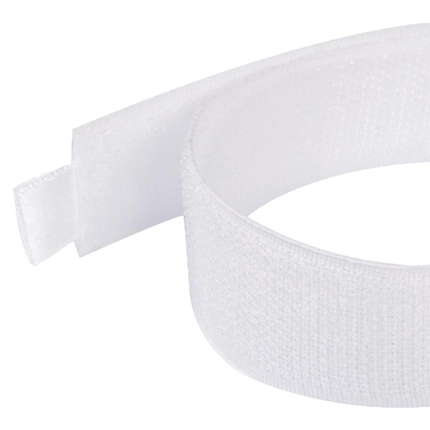 5 x Hook and Loop 300mm White Nylon strap strapping Cable Ties with buckle Band luggage Strap