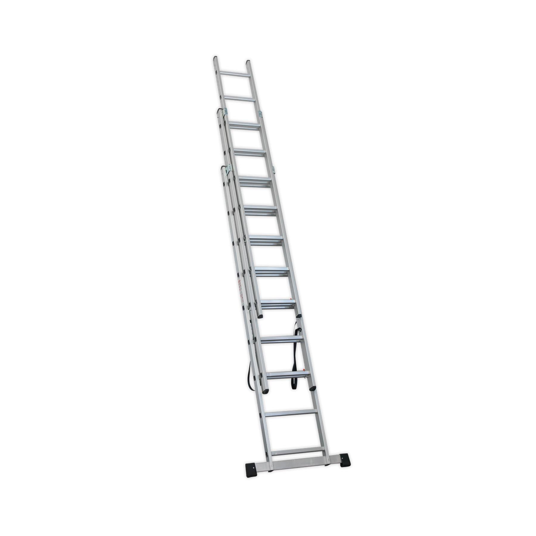 Sealey Aluminium Extension Combination Ladder 3x9 EN 131