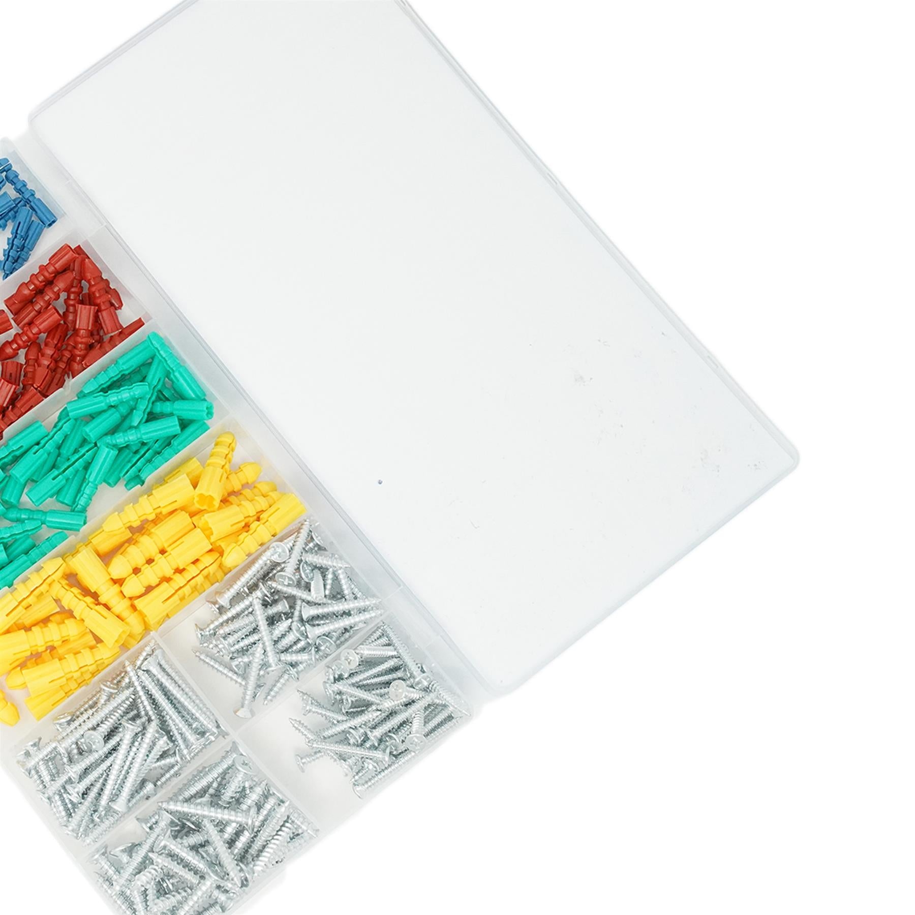Wall Plugs Assorted Raw Rawl Plugs With Screws 285pc Rawl Plugs And Screws Set