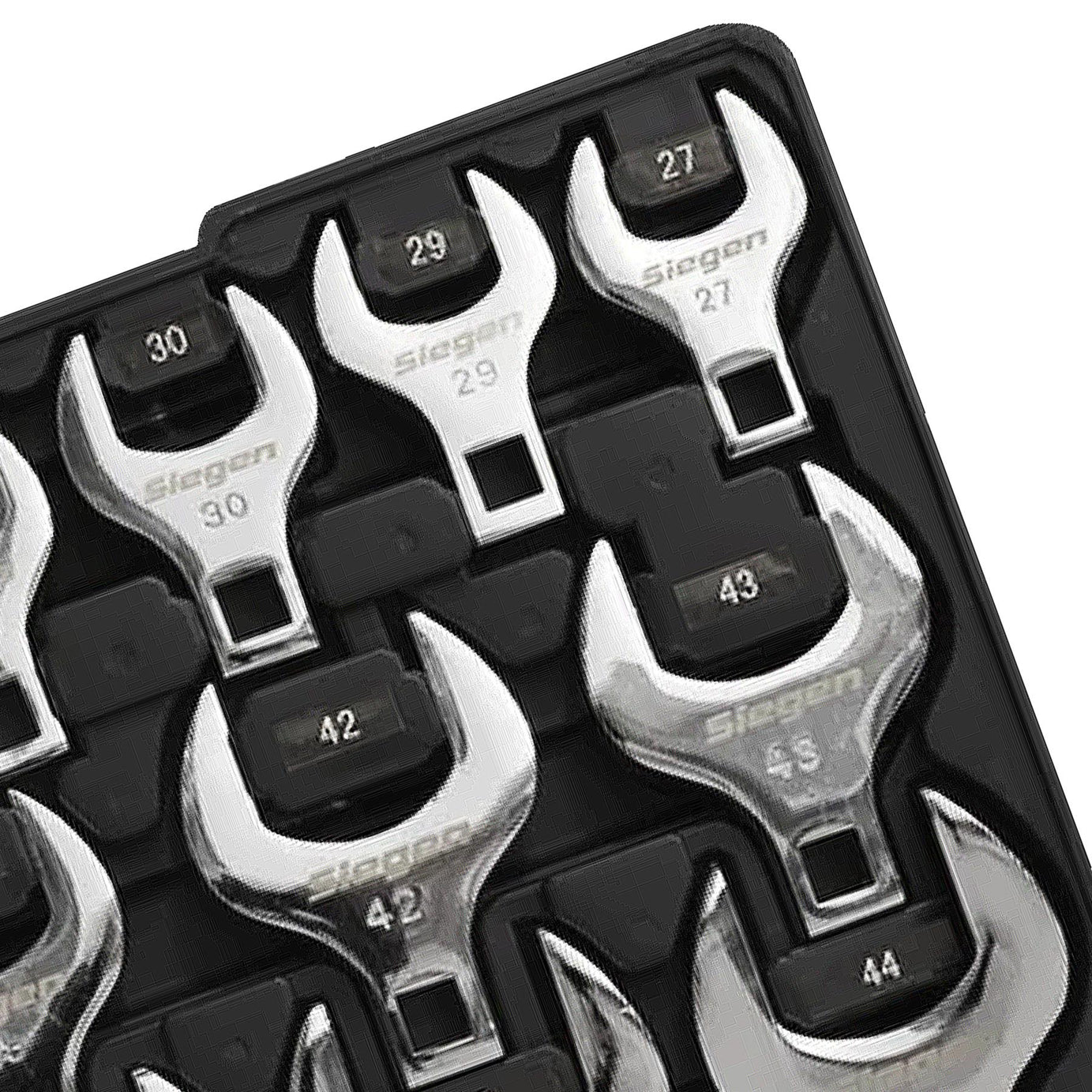 Sealey Crow's Foot Open-End Spanner Set 14pc 1/2"Sq Drive Metric