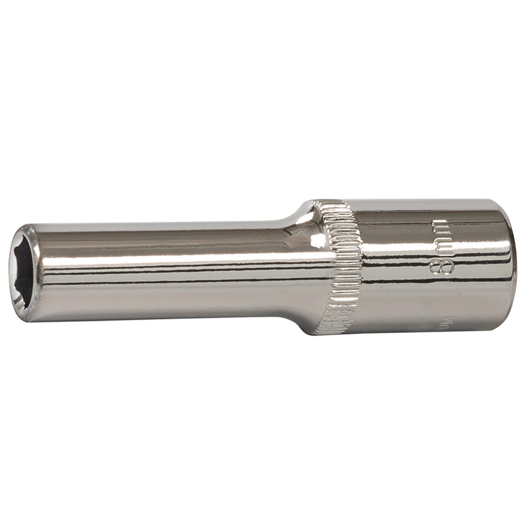 Deep Socket 3/8" Drive 6pt Metric 6 Point Hex Corrotion Resistant Socket 8mm