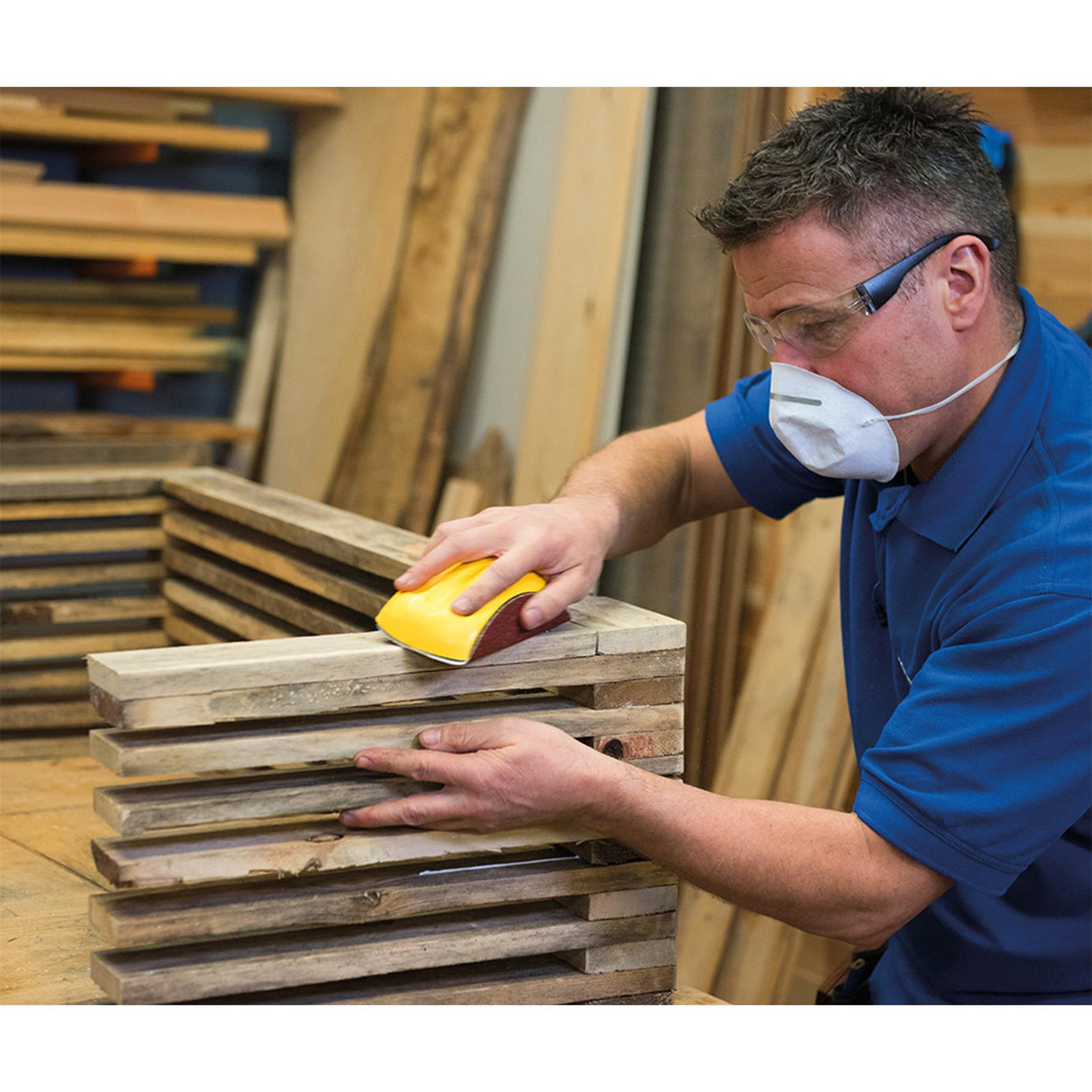150 X 85mm Sanding Block Power For Use With 150mm Dia Hook And Loop New