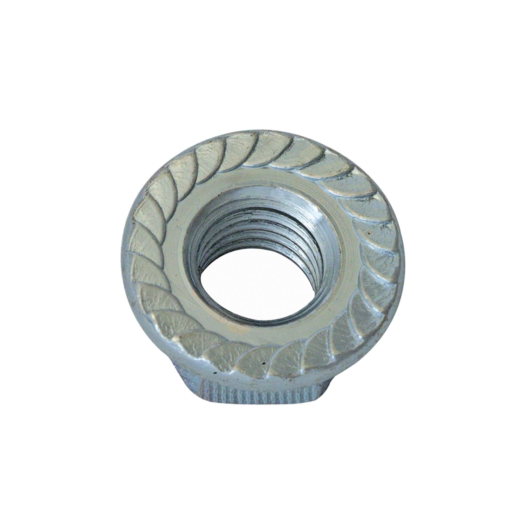 78Pc Flange Nuts Pack M5-M12 Strong Secure Uneven Fastening Surface Zinc Plated