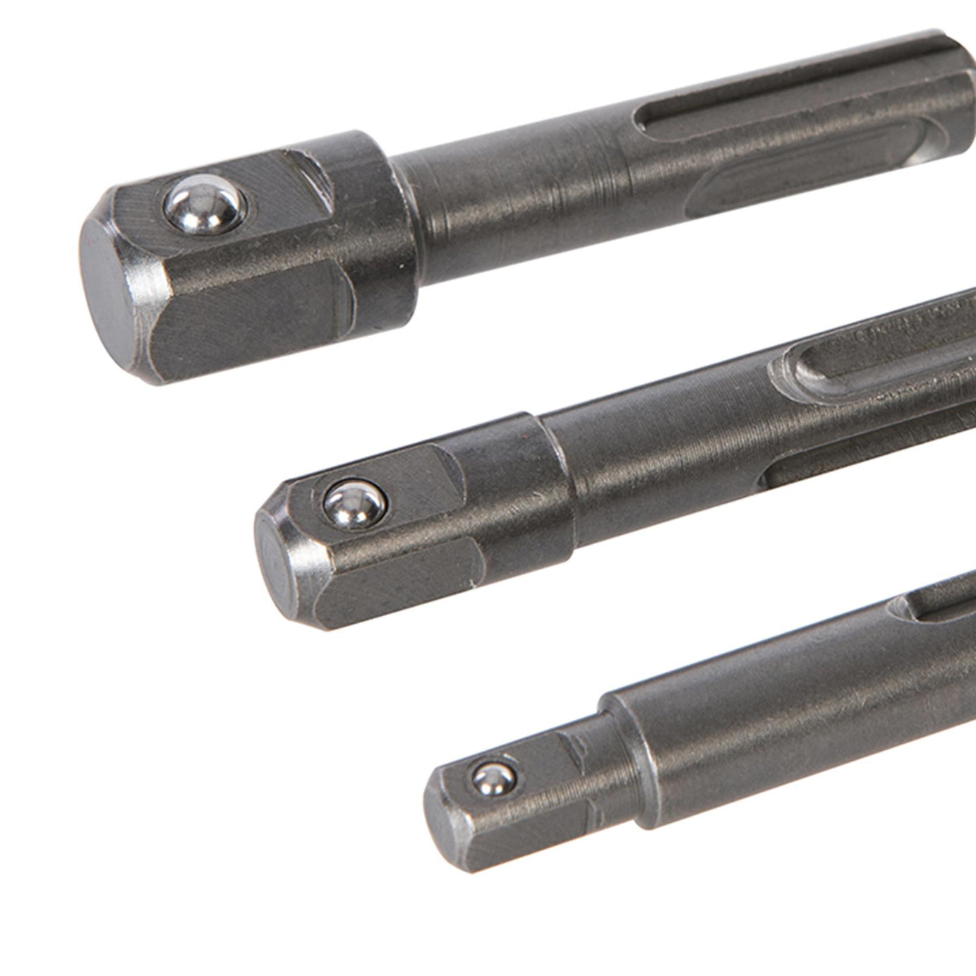 3Pce Sds Plus Socket Driver Set 1/4", 3/8" & 1/2" Chrome Vanadium Steel