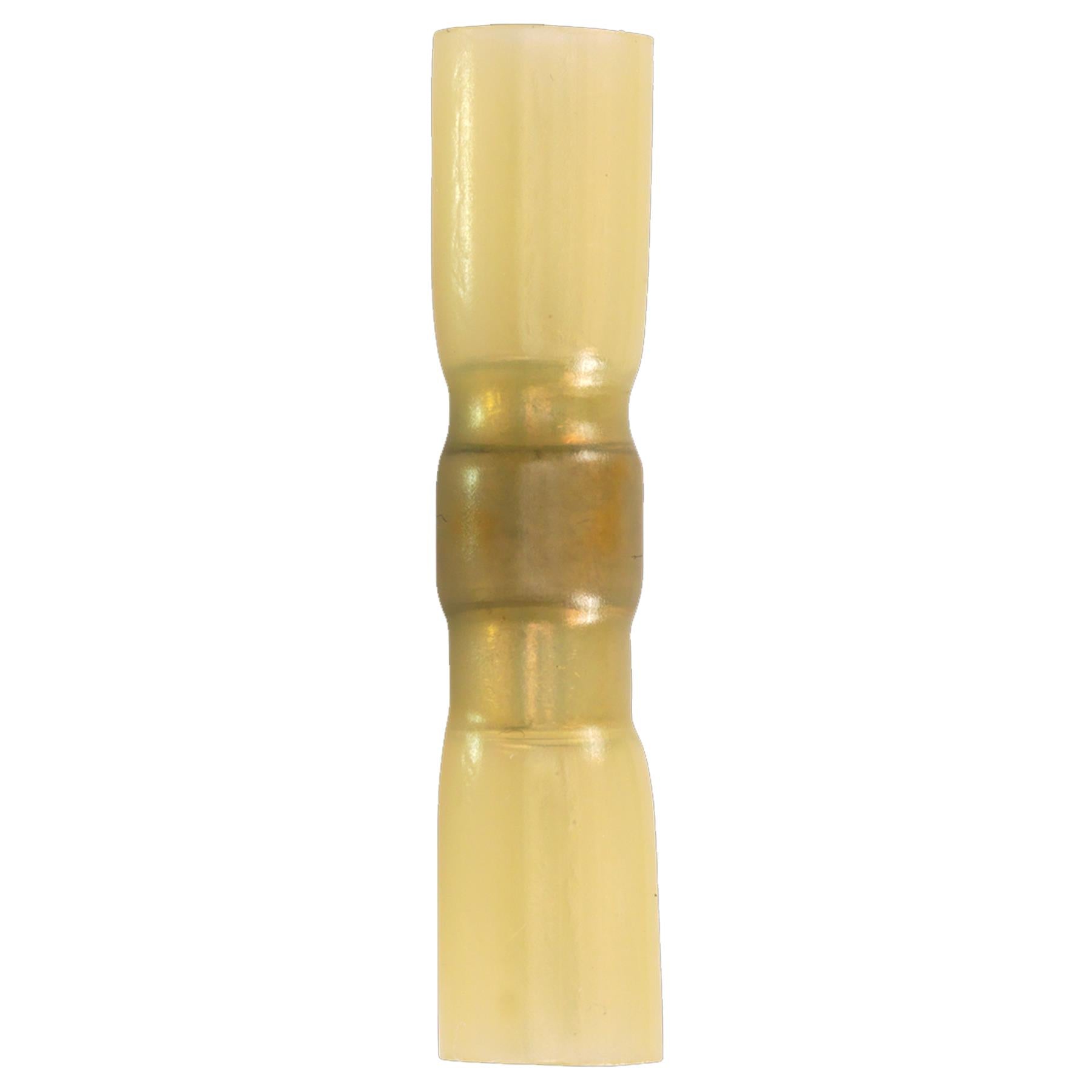 Sealey Heat Shrink Butt Connector with Crimp & Solder Yellow Pk 25