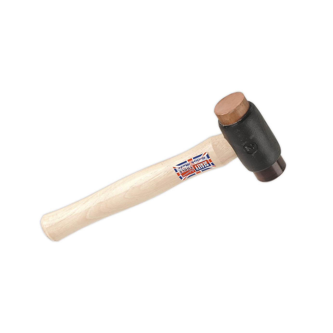 Sealey Copper/Rawhide Faced Hammer 2.25lb Hickory Shaft