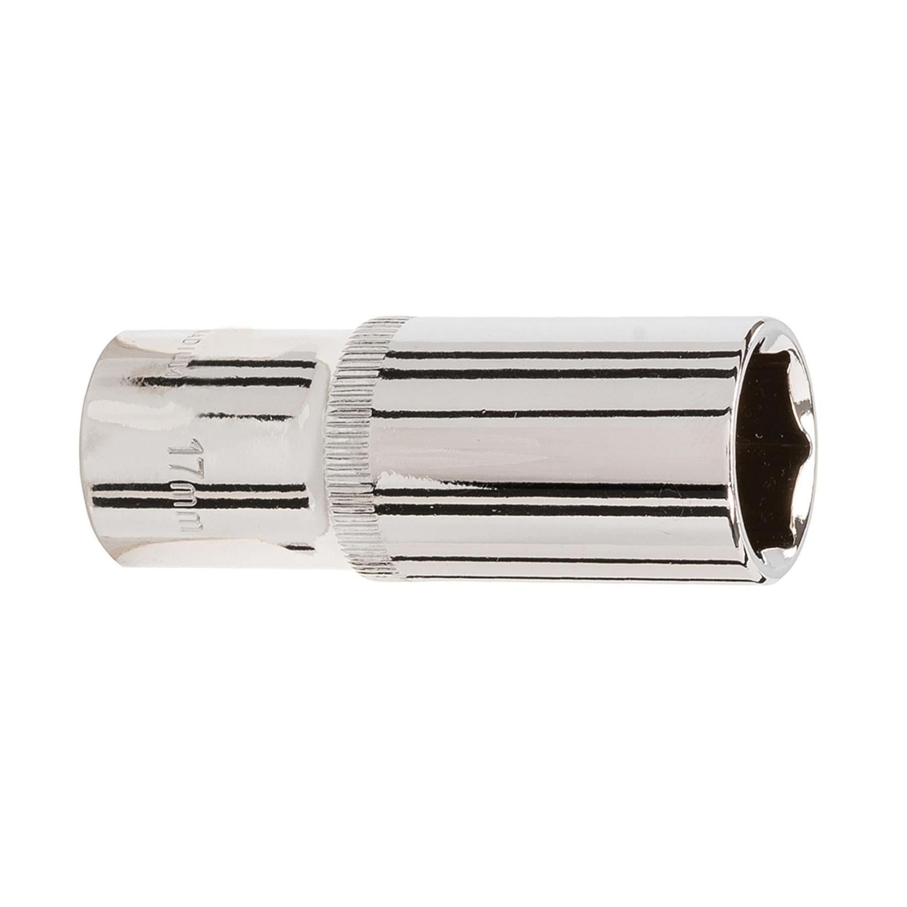 Deep Socket 3/8" Drive 6pt Metric 6 Point Hex Corrosion Resistant Socket 17mm