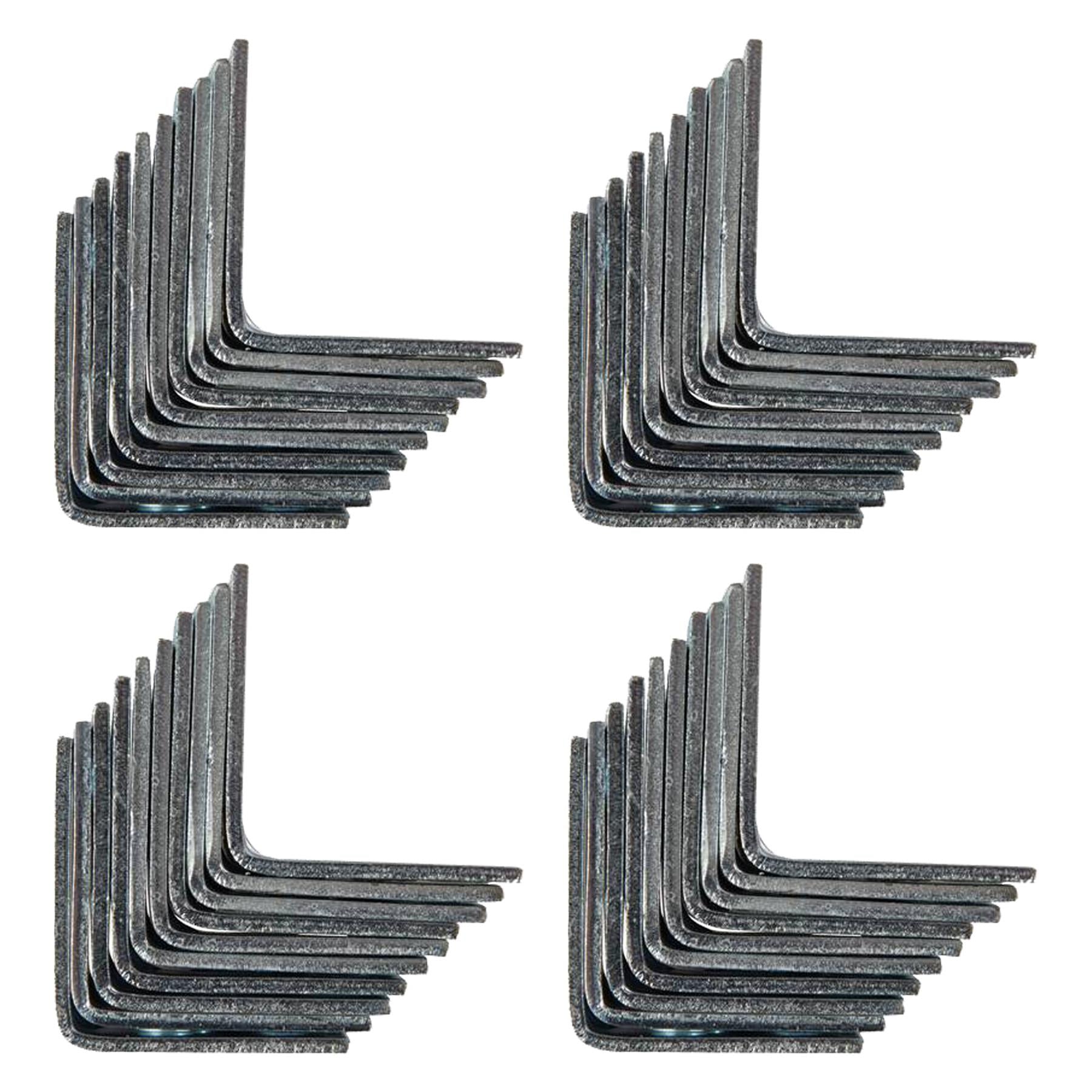 Corner Brace Brackets 90 degree 25 x 1.6 x 16mm Corner Joint Connector 100pc