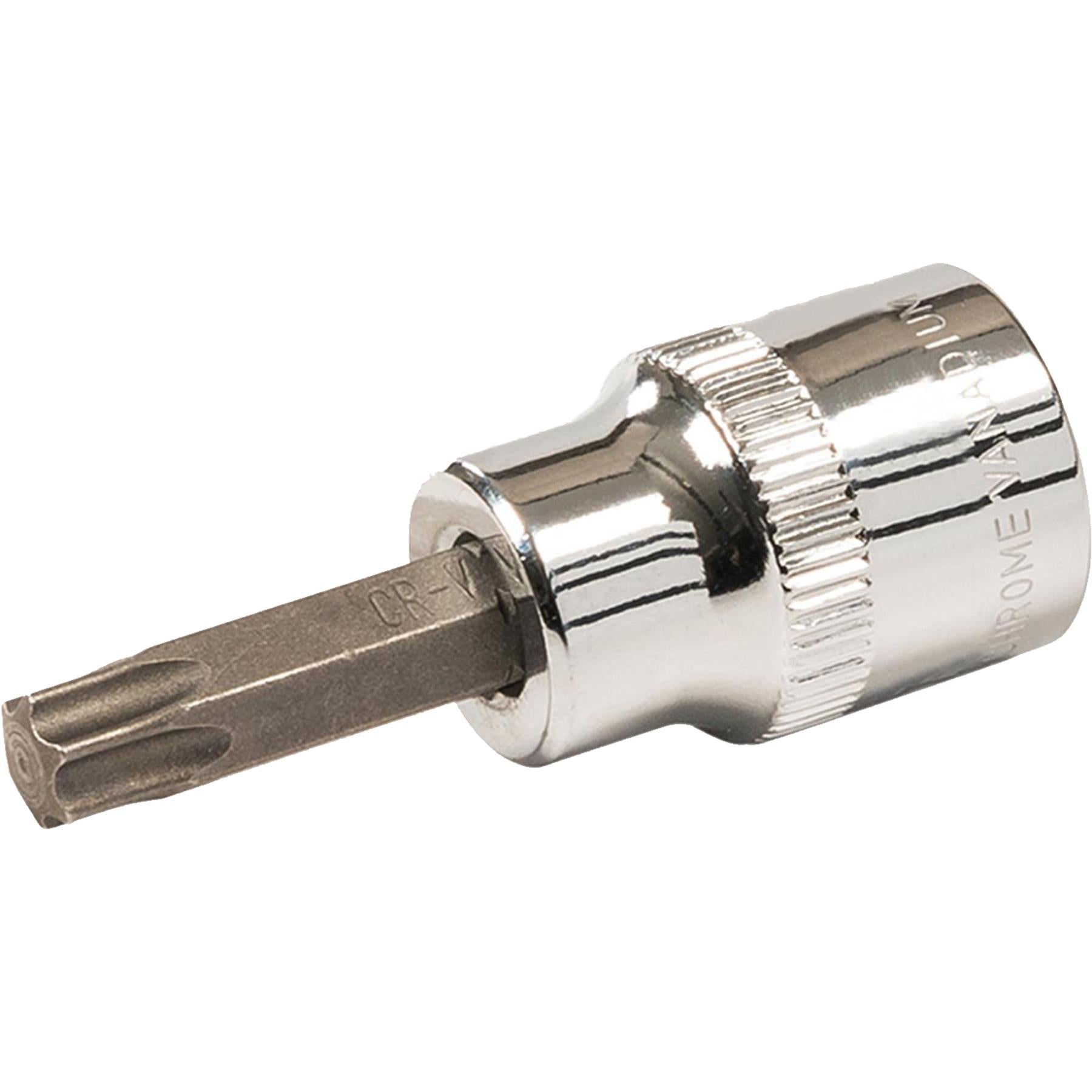 Torx Socket Set 7 Piece 1/4" 3/8" Square Drive T10 T15 T20 T25 T27 T30 T40