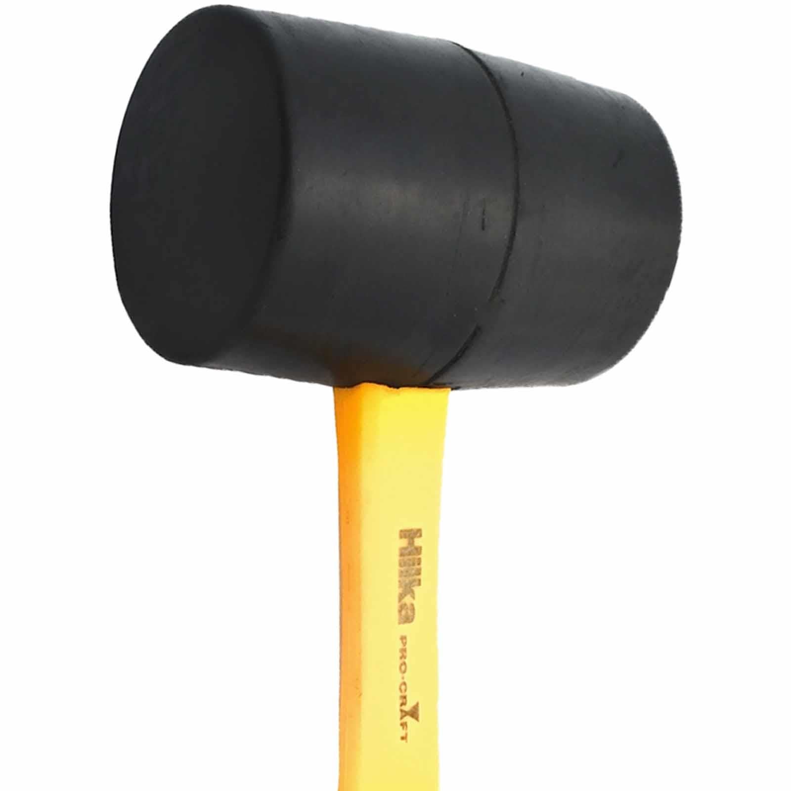 black rubber mallet