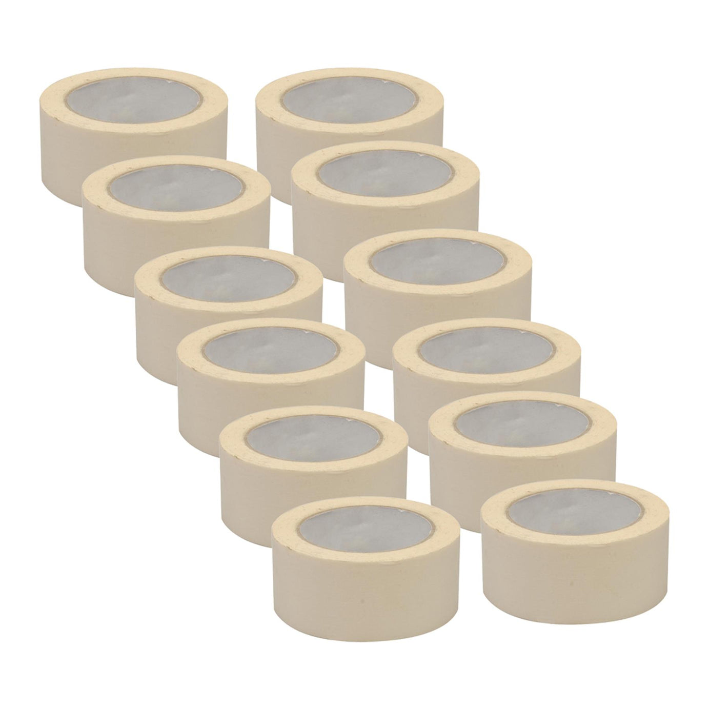 Normal Masking Tape Indoor Outdoor DIY Painting Decorating 50mm x 50m- 24 PC