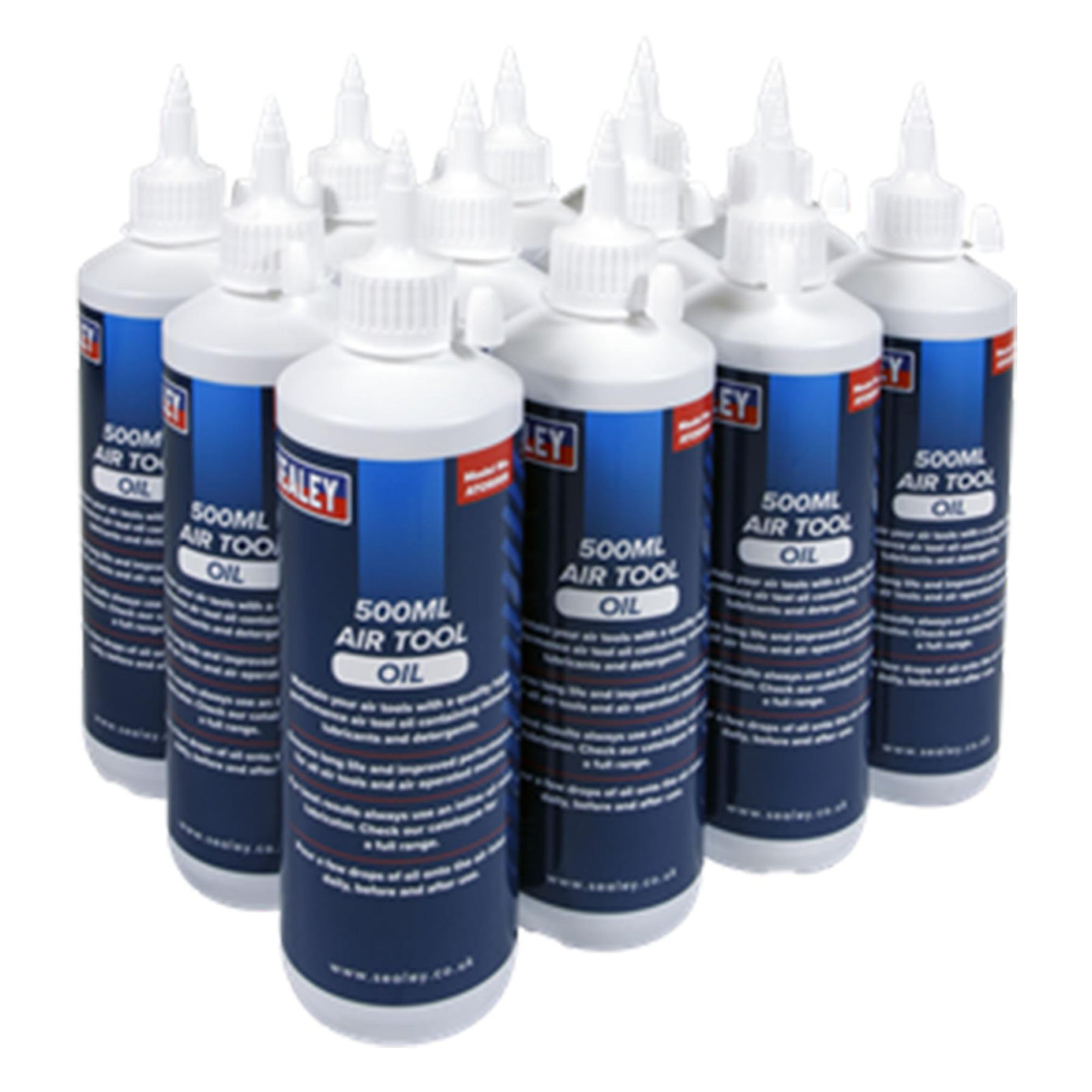 Sealey Air Tool Oil 500ml Pack of 12