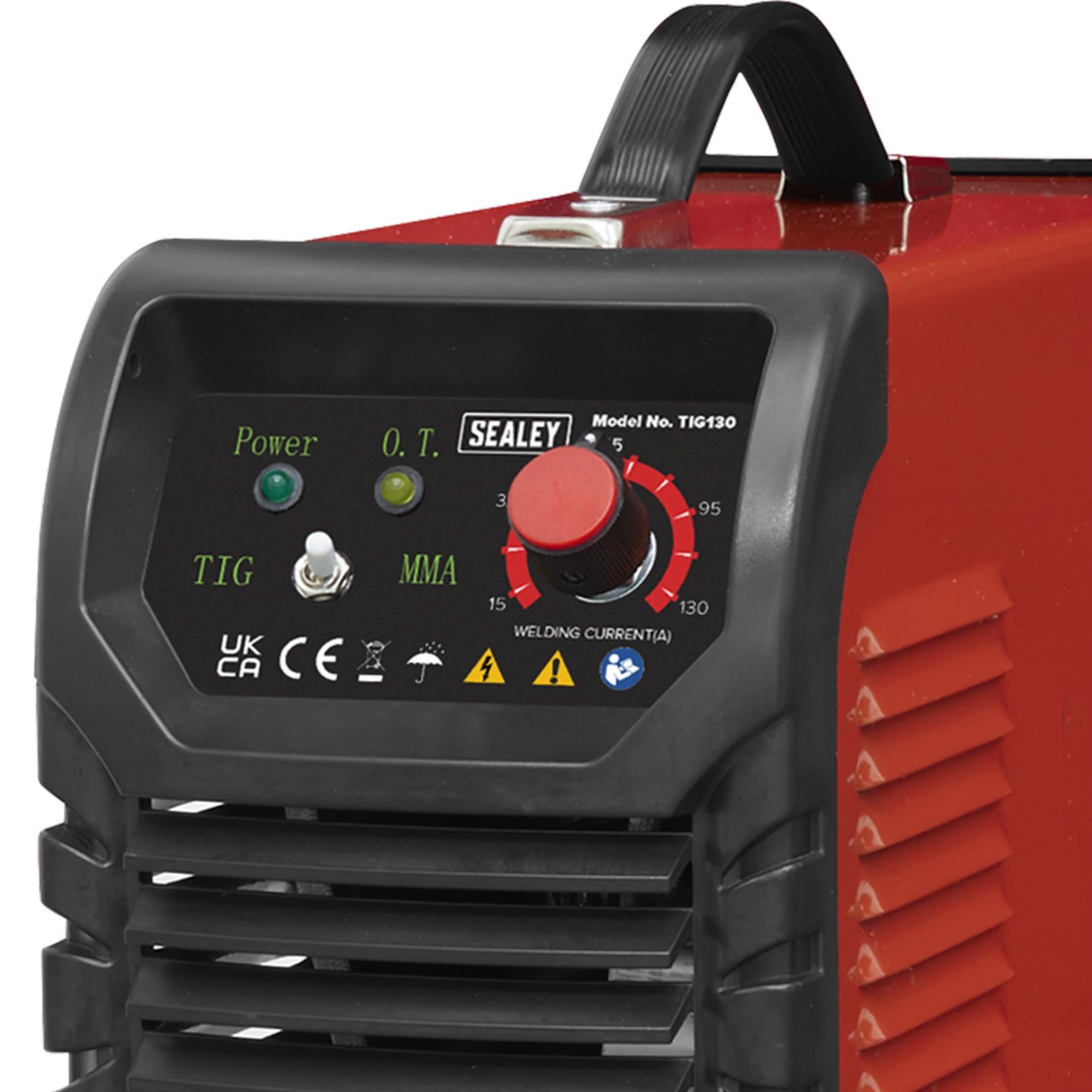 Sealey TIG/MMA Inverter Welder 130A 230V Garage Workshop DIY