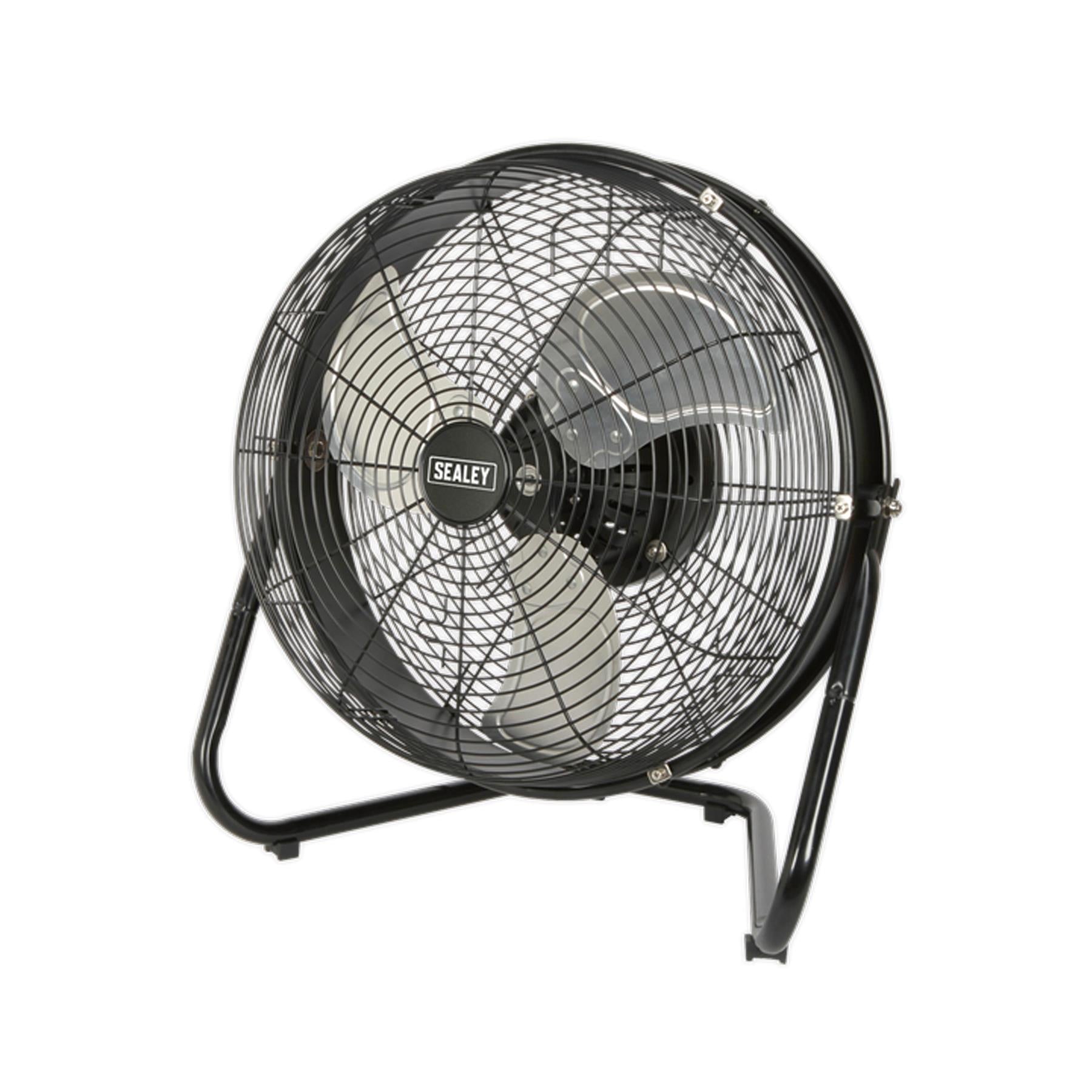 Sealey Ind High Velocity Floor Fan with Internal Oscillation 18"