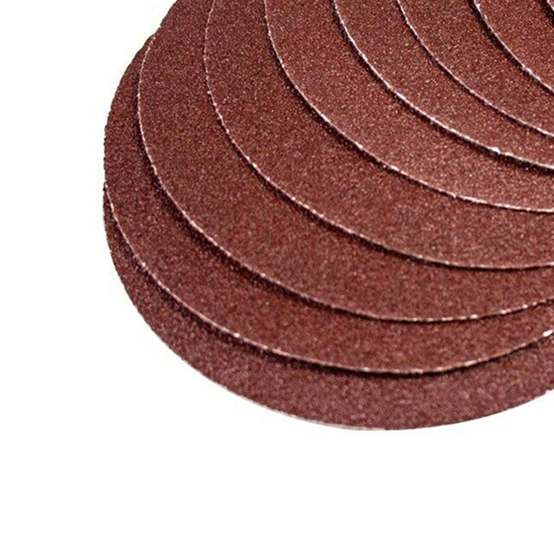 Hook & Loop Punched Disc 115mm 10Pk 4 X 60G, 2 X 80G, 2 X 120G & 2 X 240 Grit