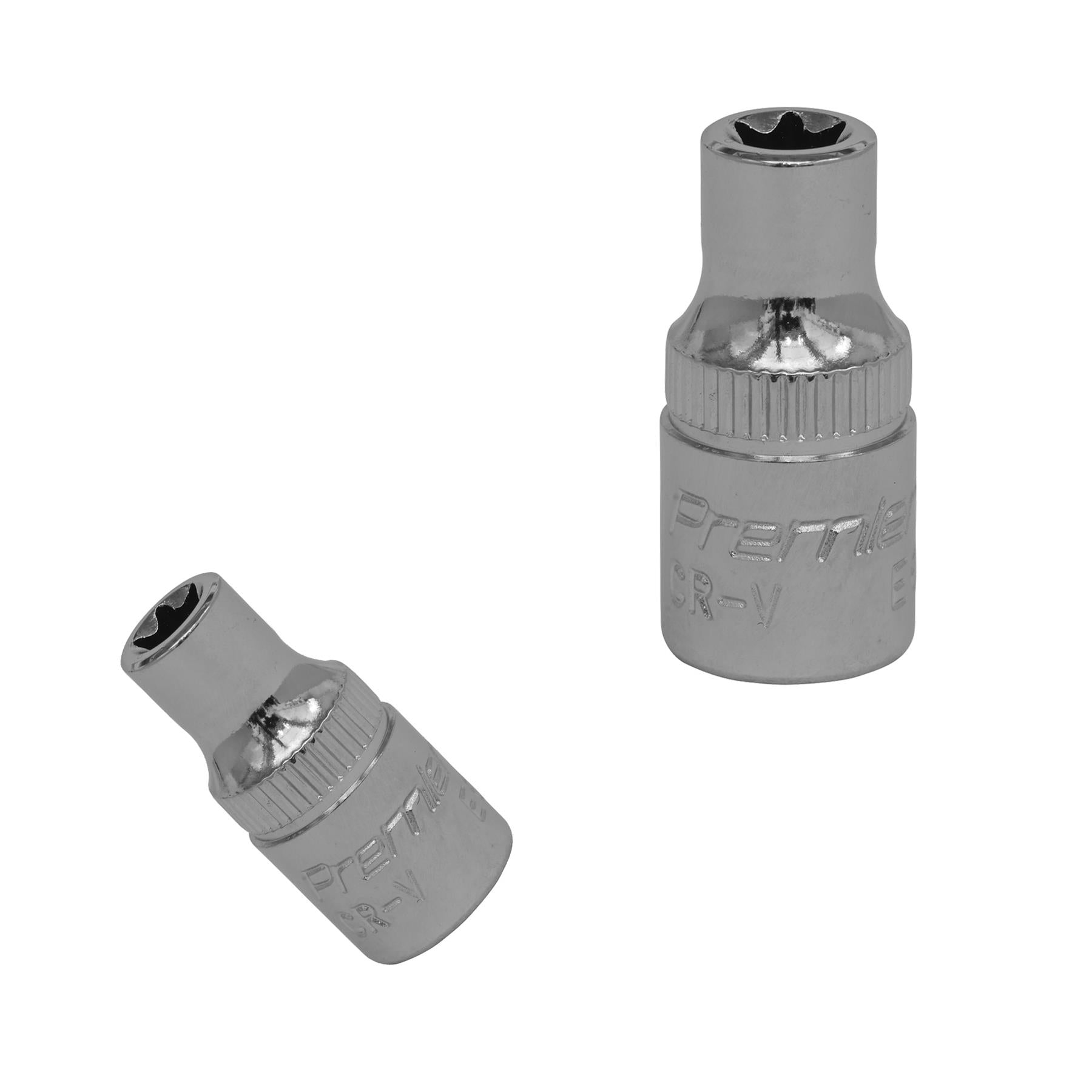 Sealey TRX-Star* Socket E6 1/4"Sq Drive Chrome Vanadium Steel